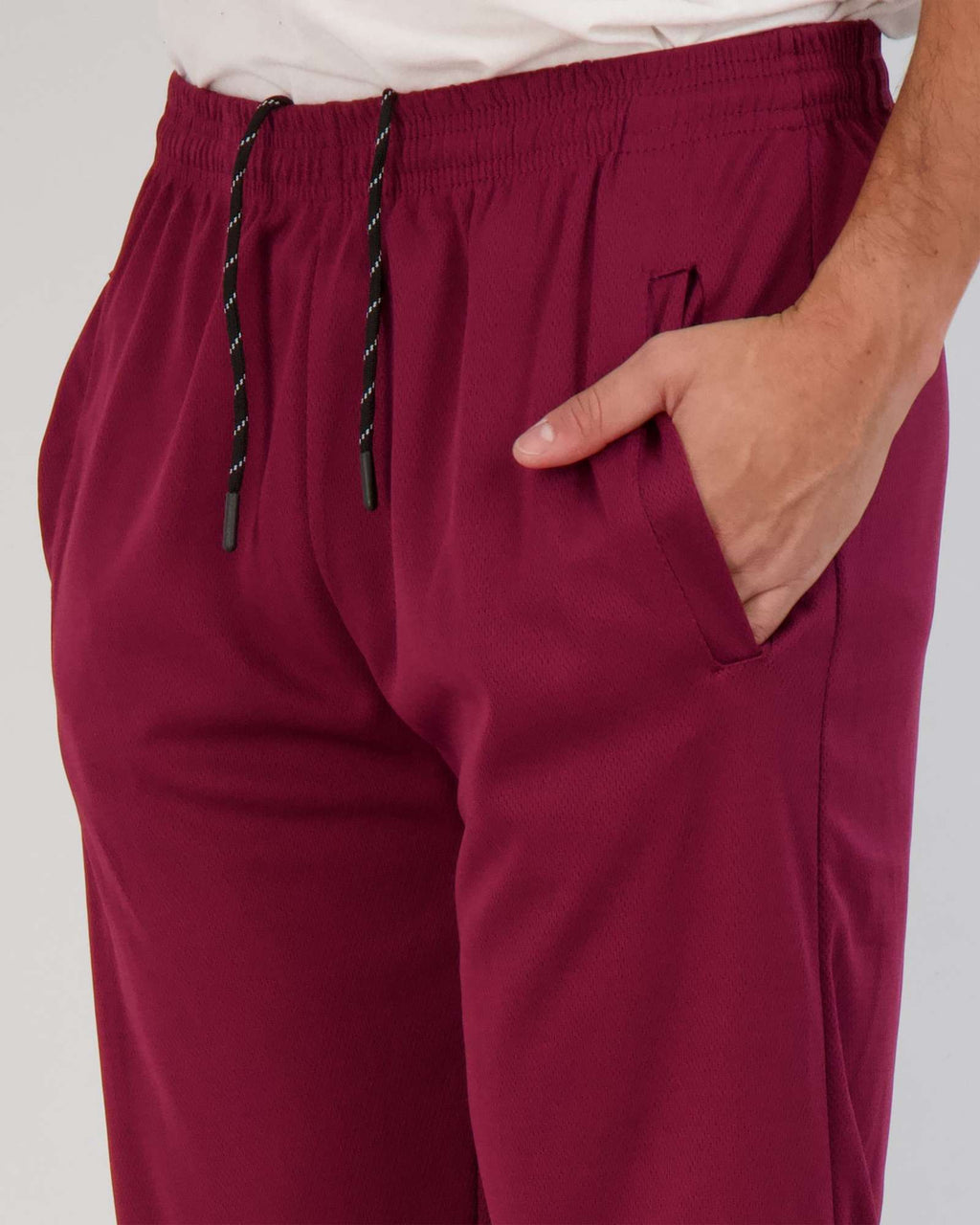 3 Pack: Mens Mesh Active Open Bottom Sweatpants