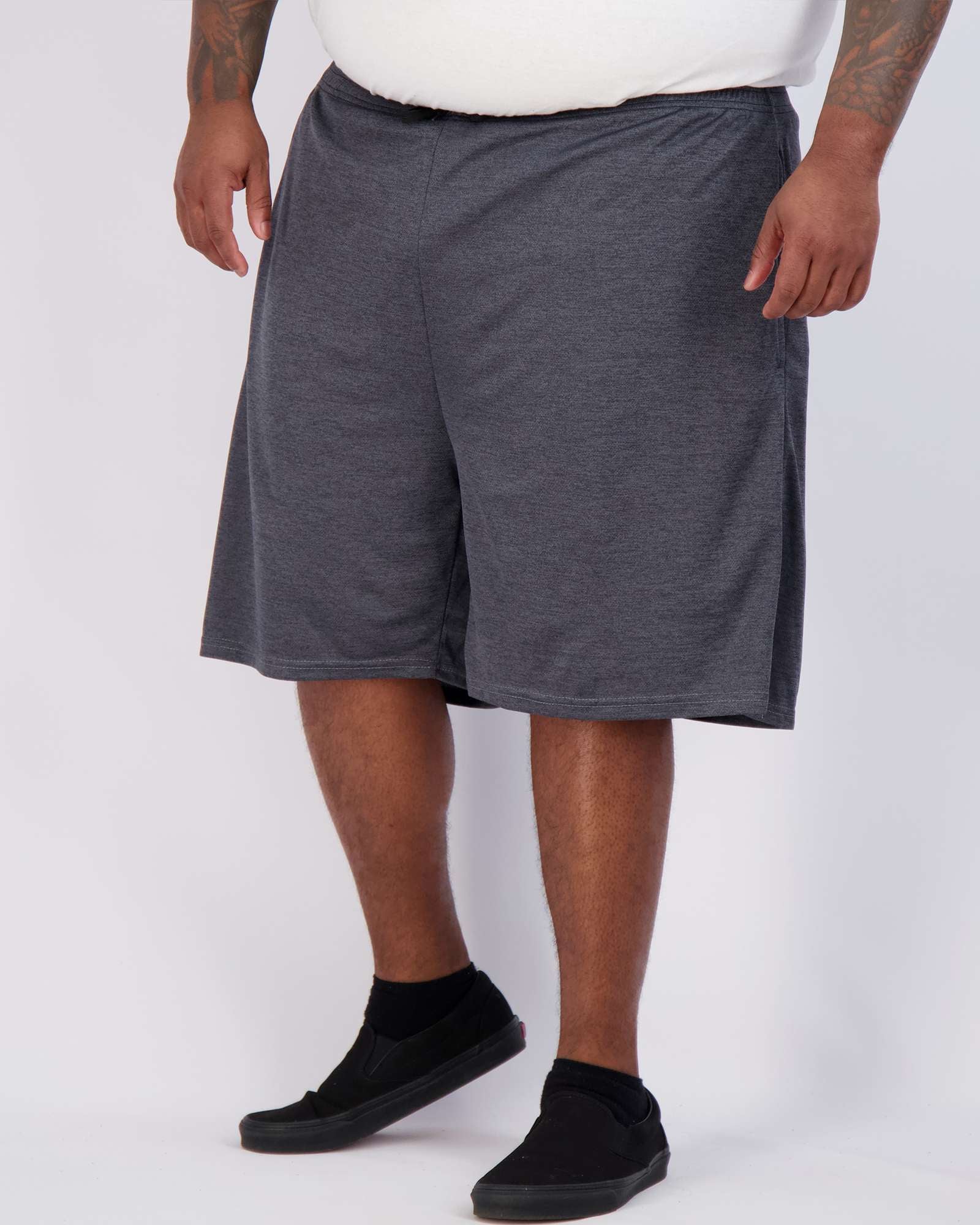 5 Pack: Mens Mesh Active Basketball Shorts (3X-5X)