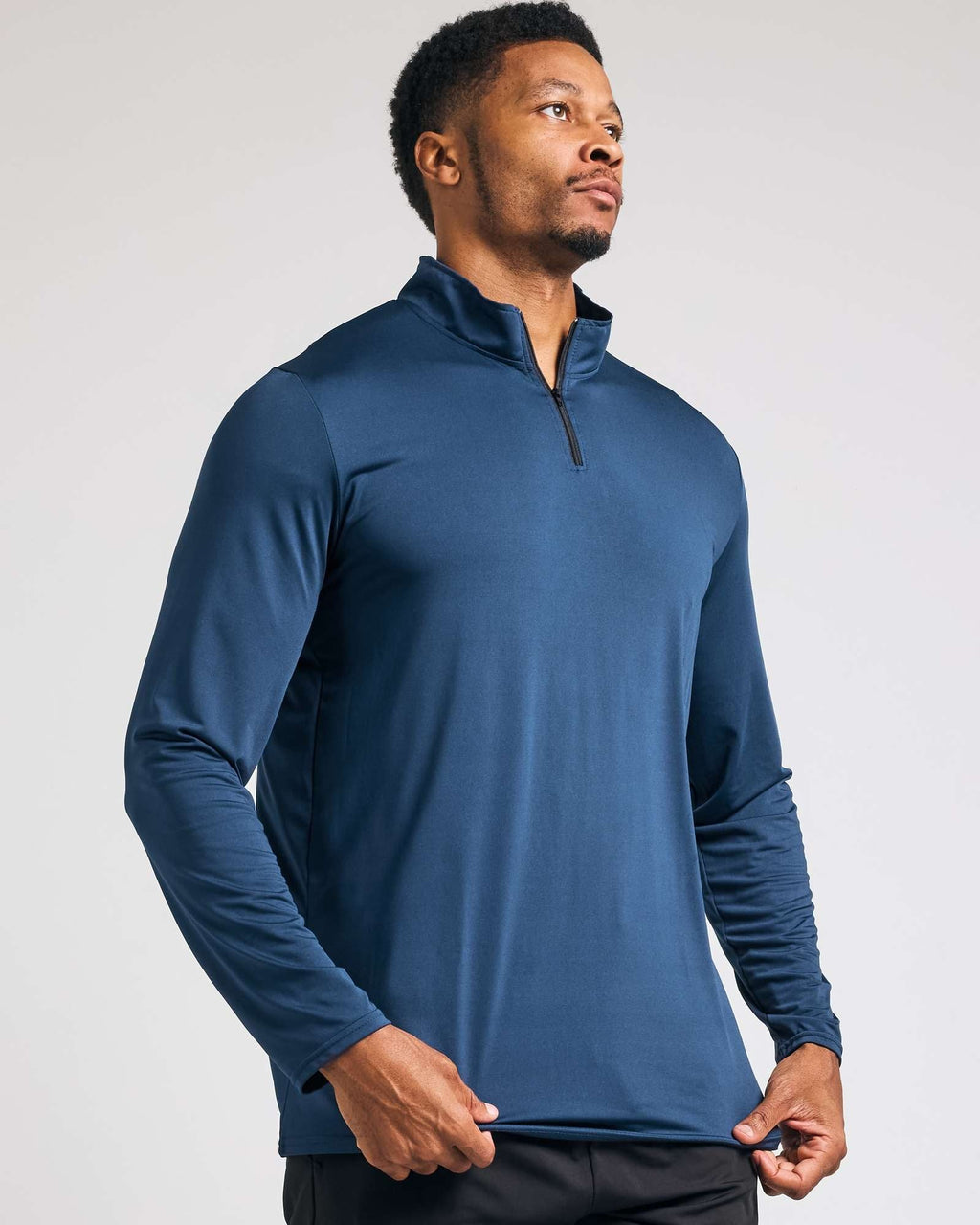 3 Pack: Mens Active Dry-Fit Quarter Zip Pullover