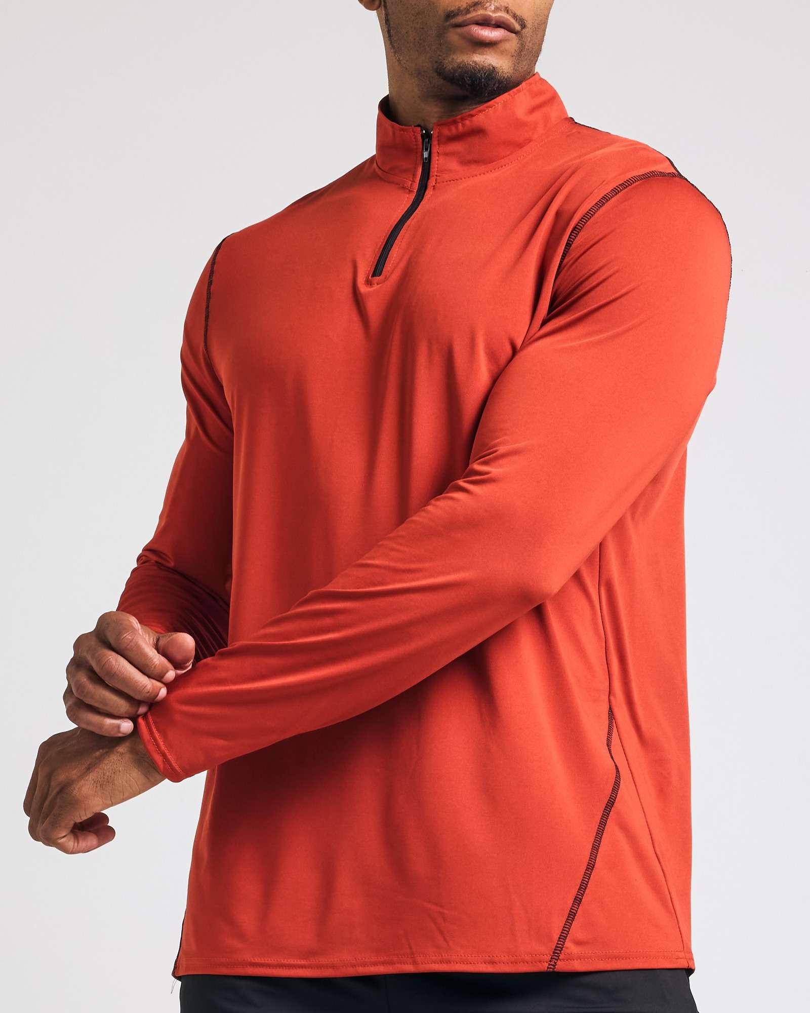 3 Pack: Mens Active Dry-Fit Quarter Zip Pullover