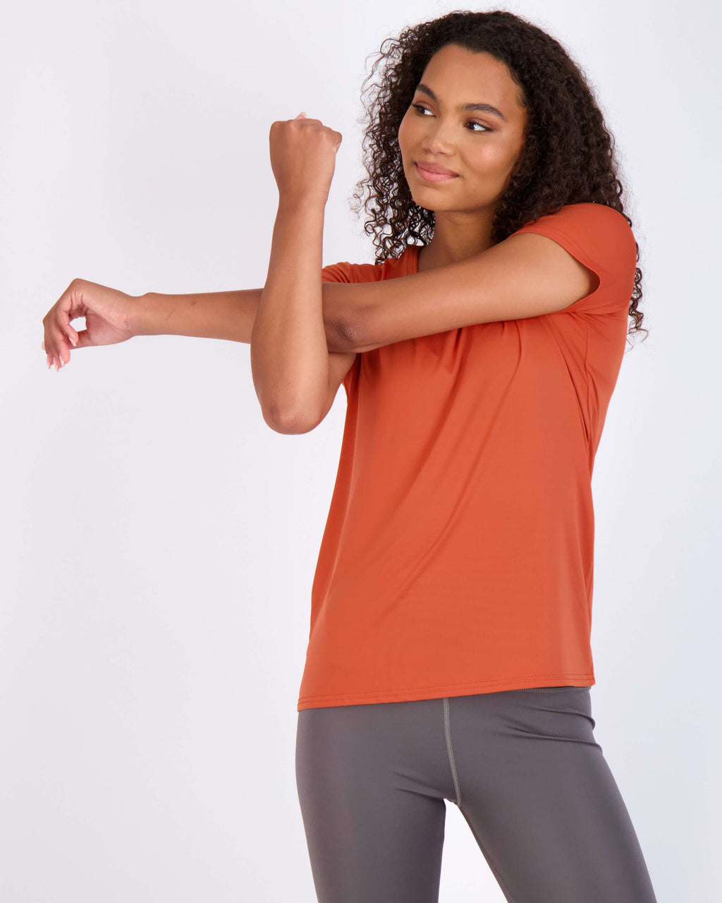 5 Pack: Womens Dry Fit Short-Sleeve Crew Neck Active T-Shirt