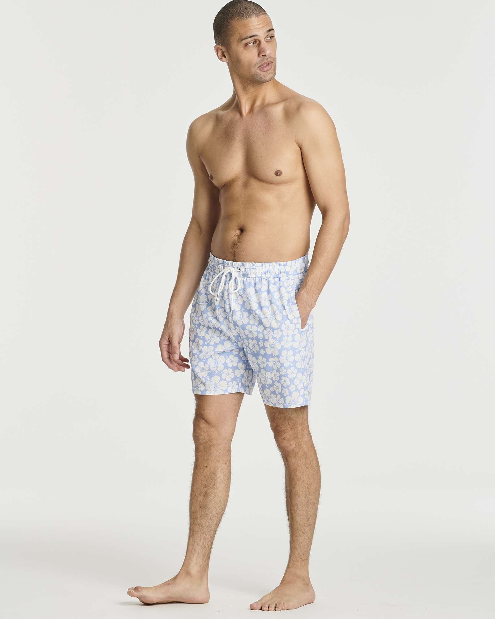 3 Pack: Men's 7" 2-in-1 Swim Trunks with Compression Liner