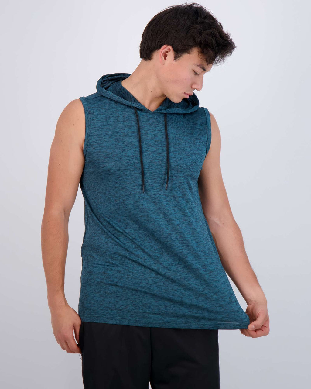 3 Pack: Men’s Dry-Fit Active Tank Top Hoodie
