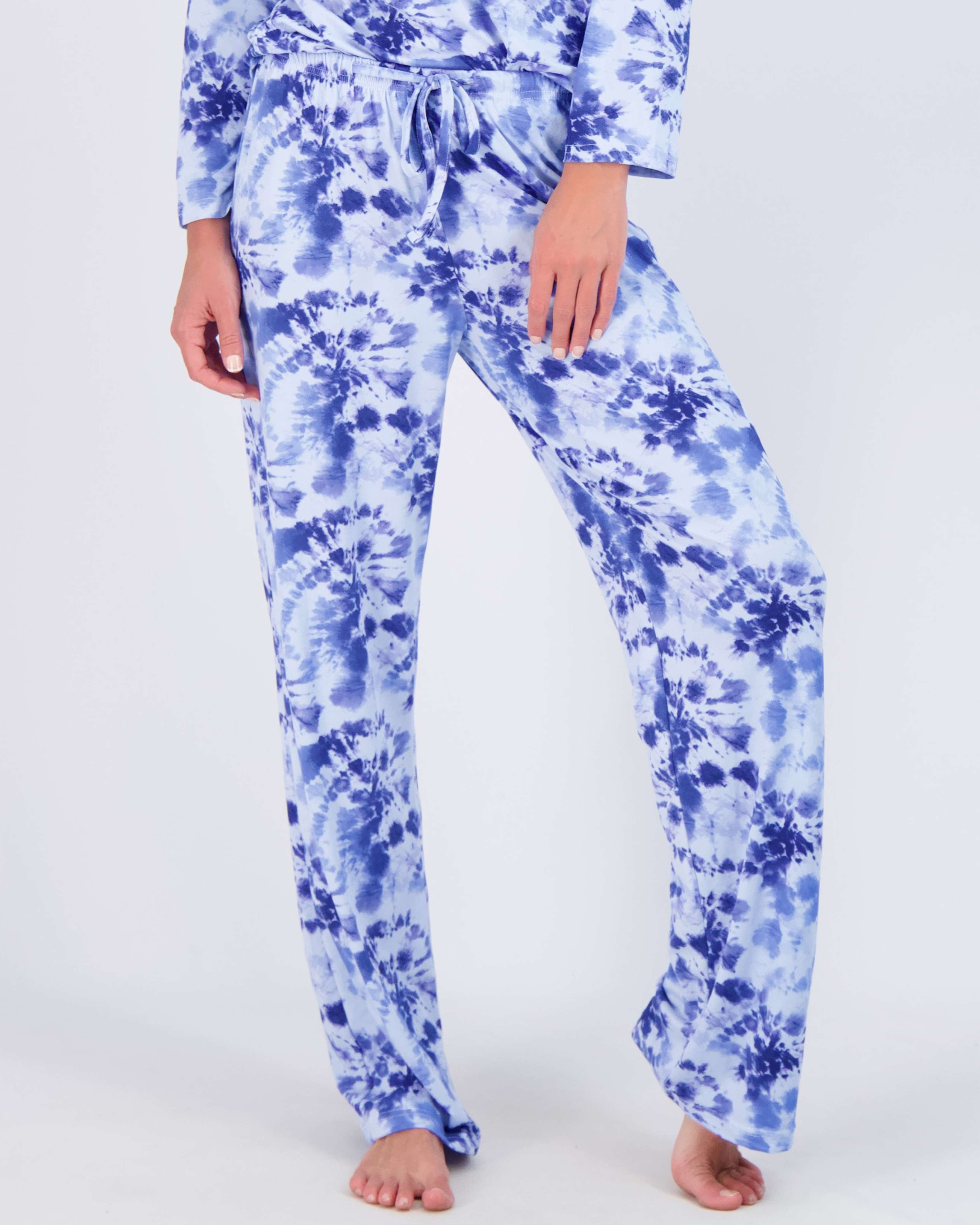 2 Pack: Women’s Pajama Set Super-Soft Long Sleeve Top With Pants