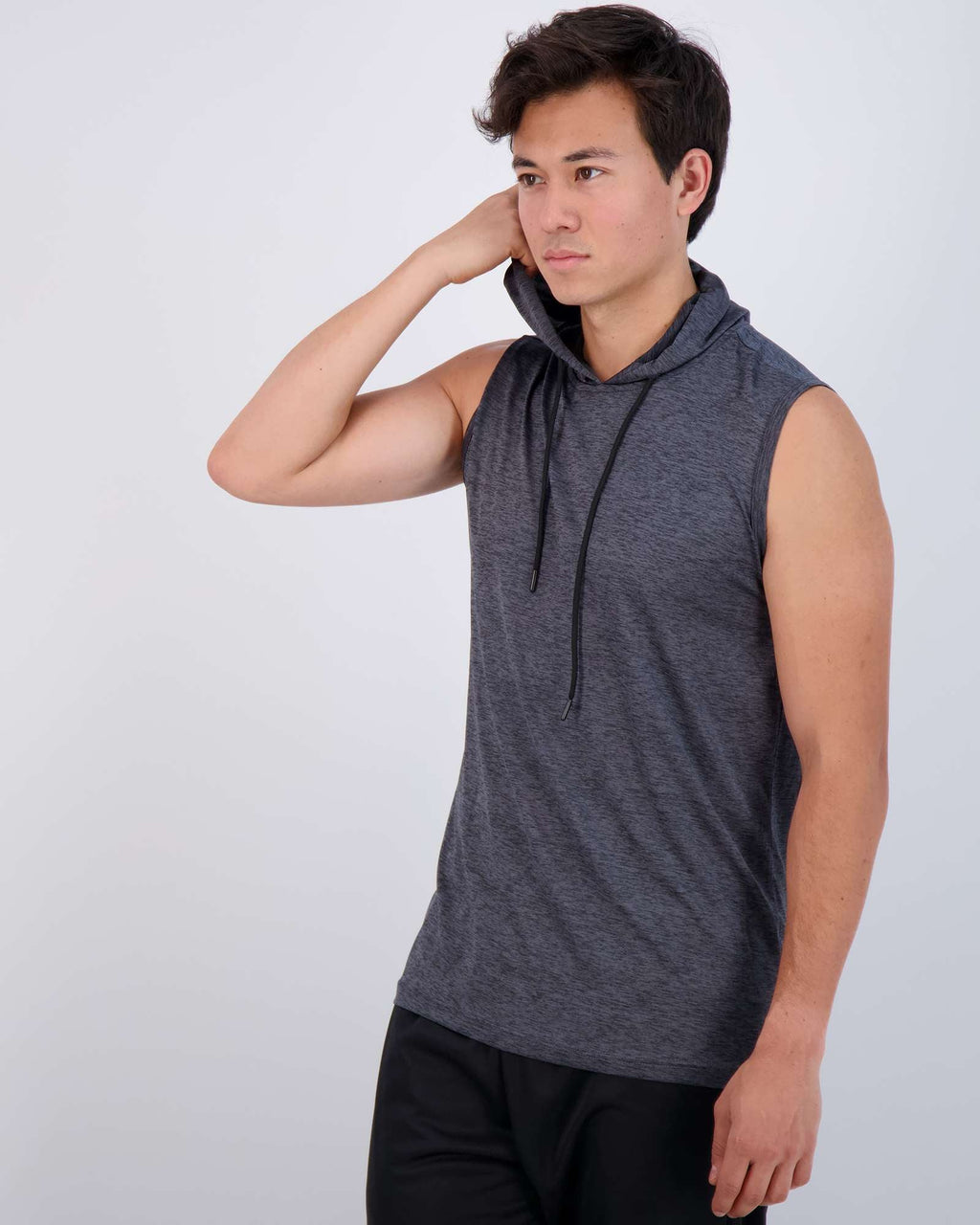 3 Pack: Men’s Dry-Fit Active Tank Top Hoodie