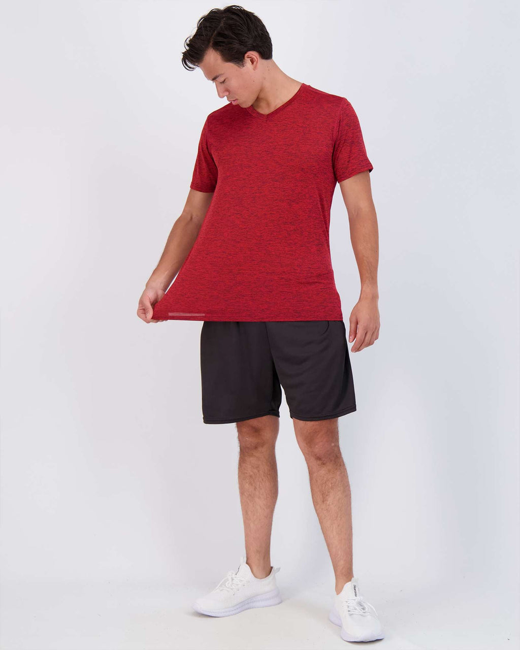 5 Pack: Men’s V-Neck Dry-Fit T-Shirt