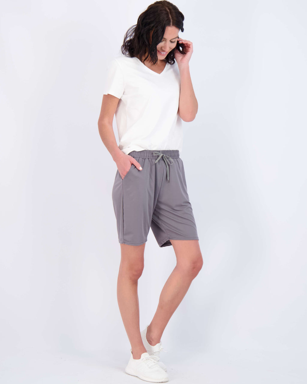 4 Pack: Womens Dry-Fit 7" Bermuda Shorts