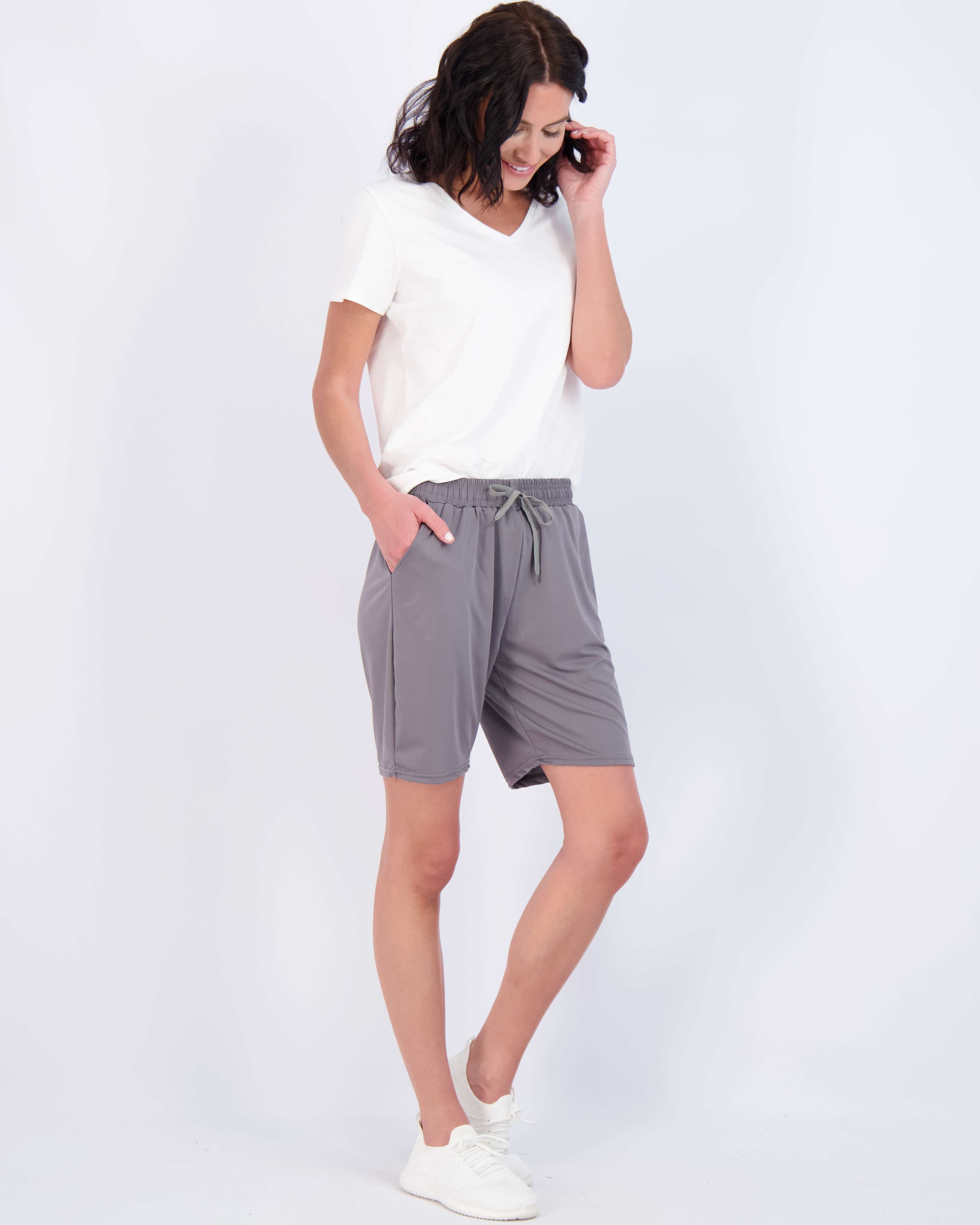4 Pack: Womens Dry-Fit 7" Bermuda Shorts