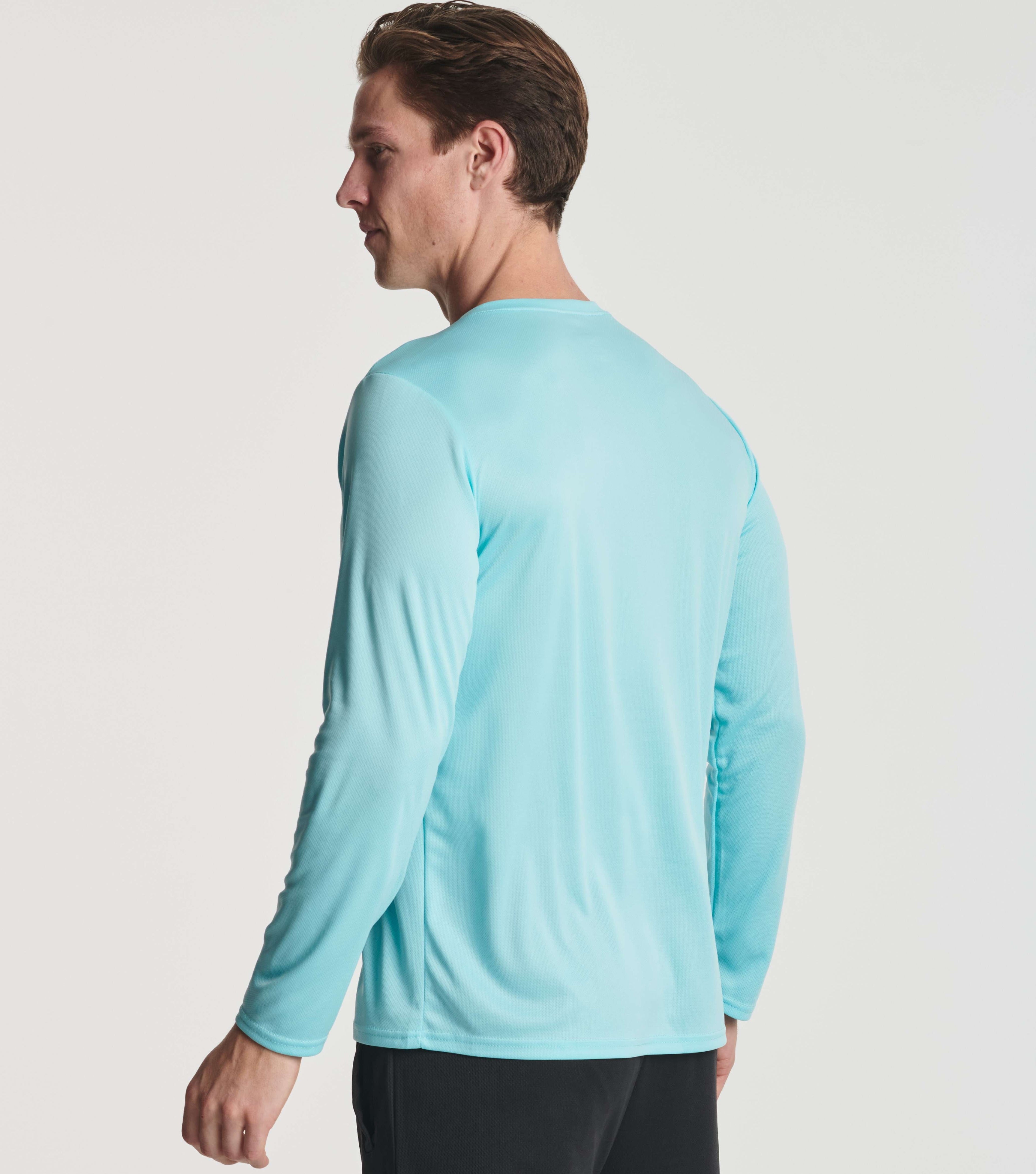 5 Pack: Men's Mesh Quick Dry Athletic Long Sleeve T-Shirt  UPF SPF UV Sun (Available in Big & Tall)