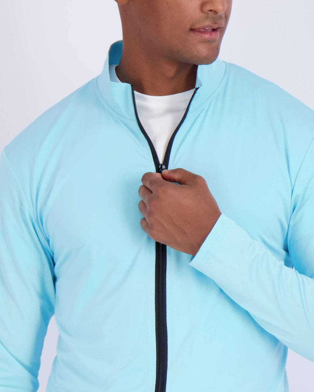 3 Pack: Mens Dry-Fit Full Zip Mock Neck Jacket