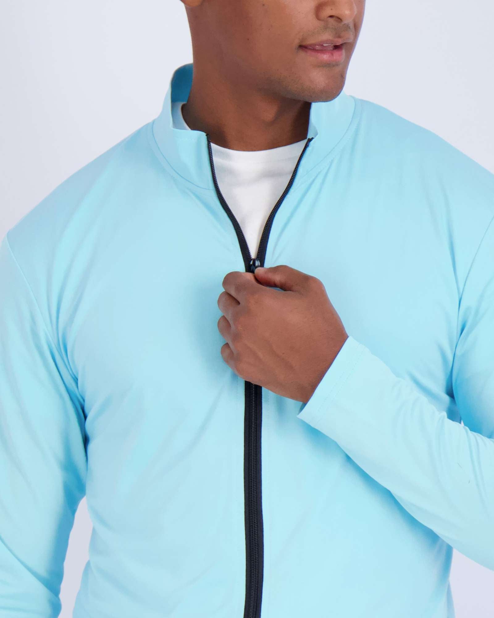 3 Pack: Mens Dry-Fit Full Zip Mock Neck Jacket