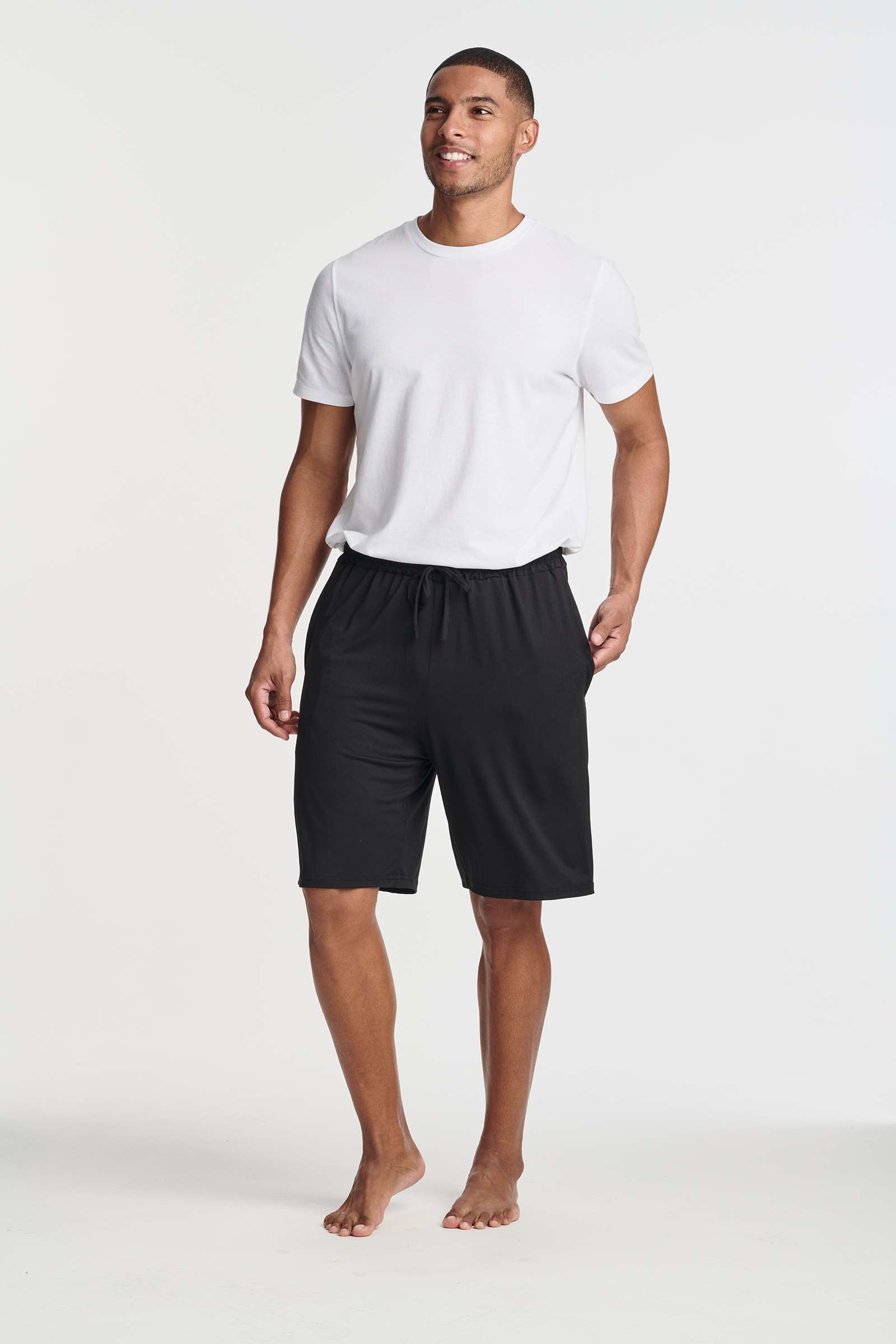 3 Pack: Men's Soft Pajama Shorts