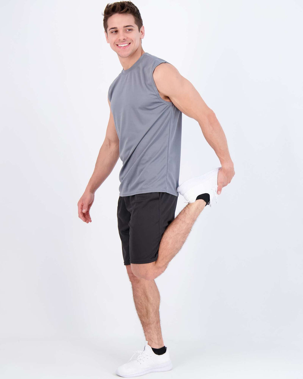 5 Pack: Mens Mesh Active Tank Top (Available in Big & Tall)