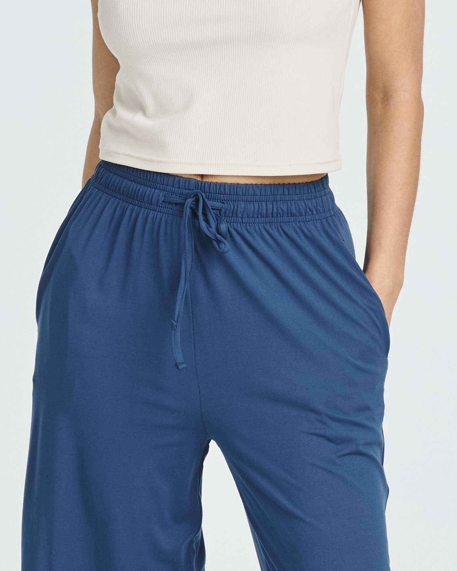 3 Pack: Women's Ultra-Soft Wide Leg Capri Pants