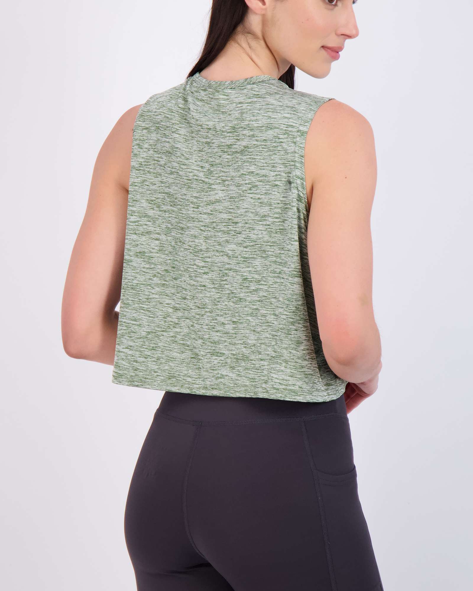 5 Pack: Women's Dry Fit Crop Tank Top