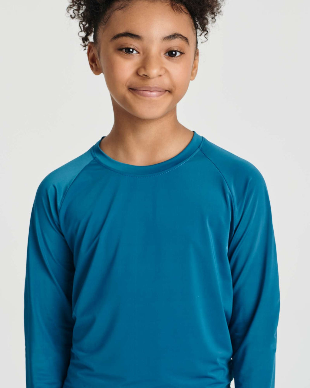 4 Pack: Girls' Long Sleeve Rash Guard Shirt