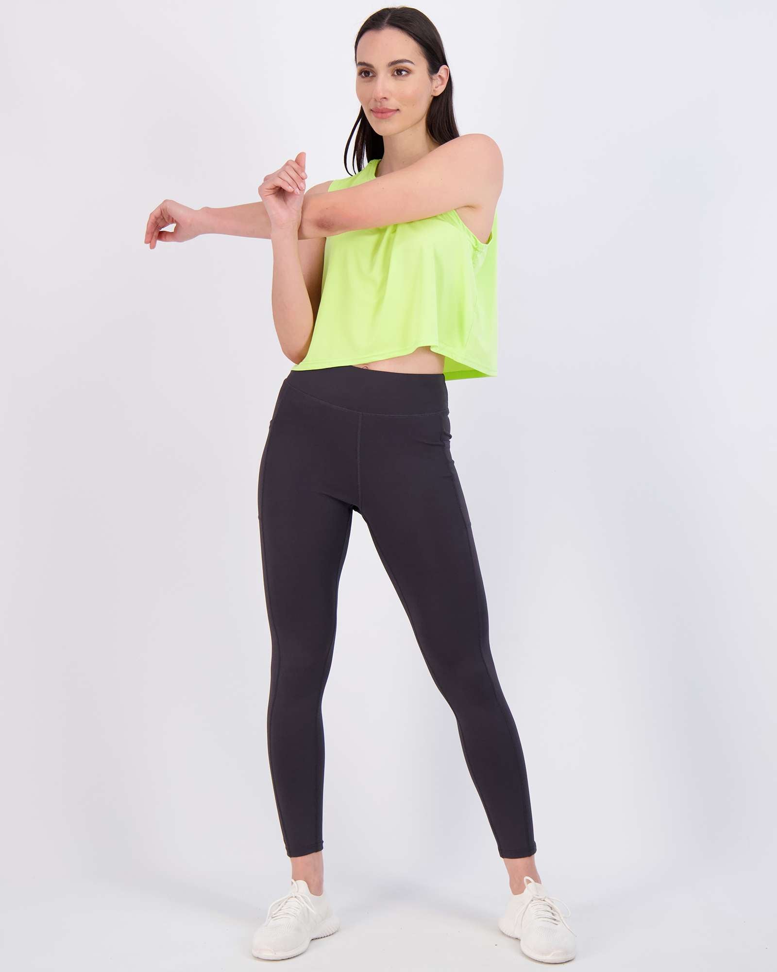 5 Pack: Women's Dry Fit Crop Tank Top