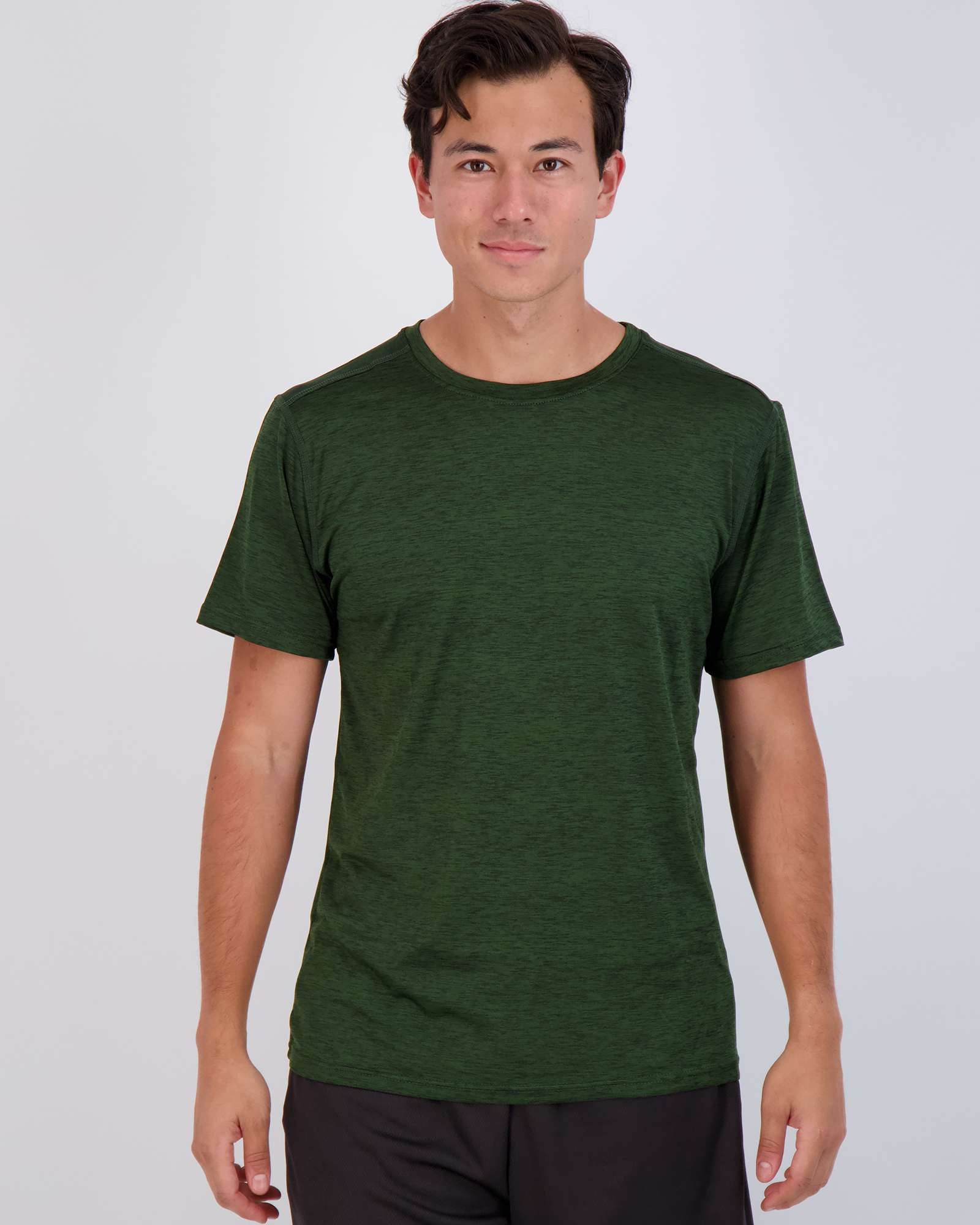 5 Pack: Mens Dry-Fit Active Crew Neck T-Shirt