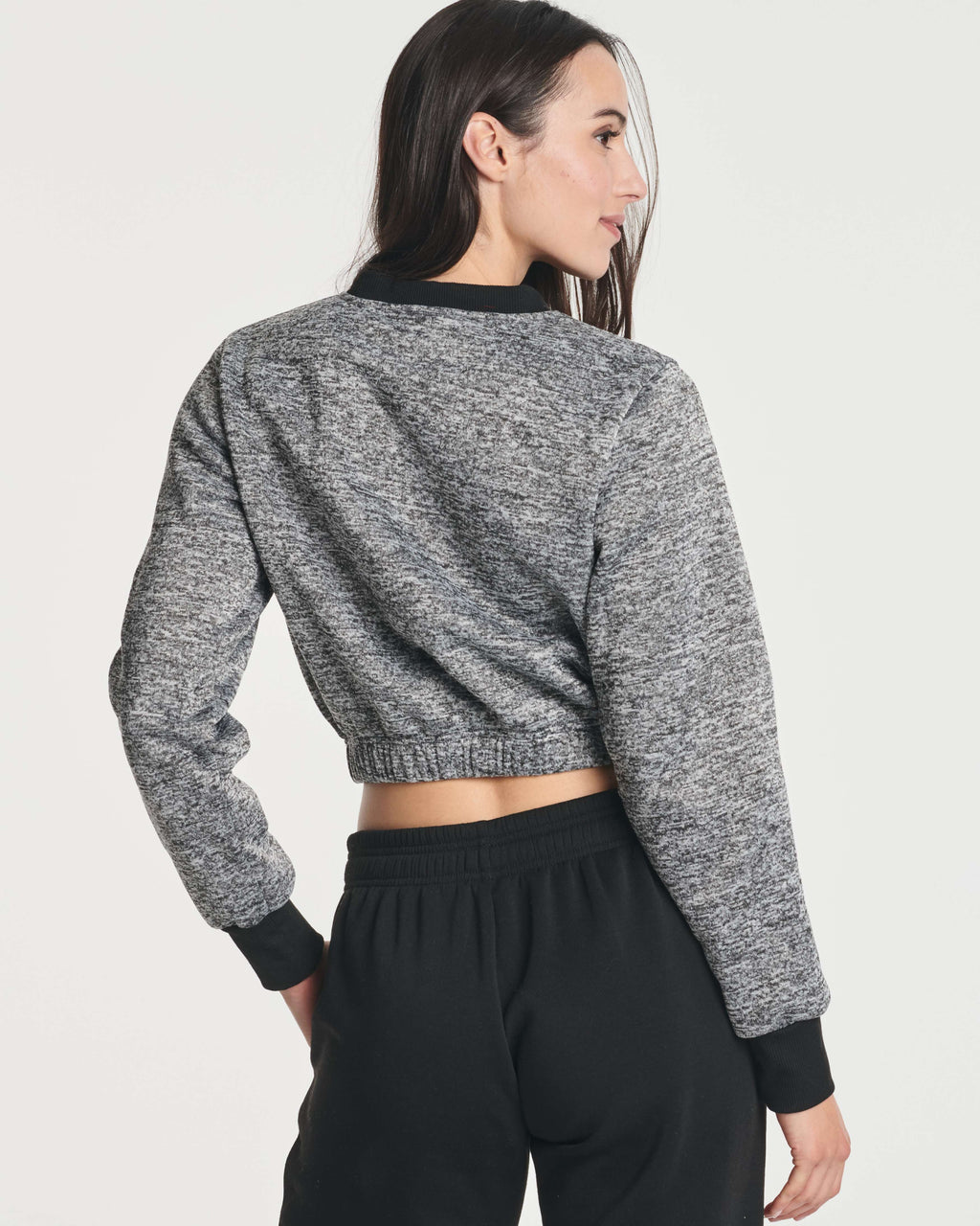 3 Pack: Women's Fleece Cropped Sweatshirt (Available in Plus Size)