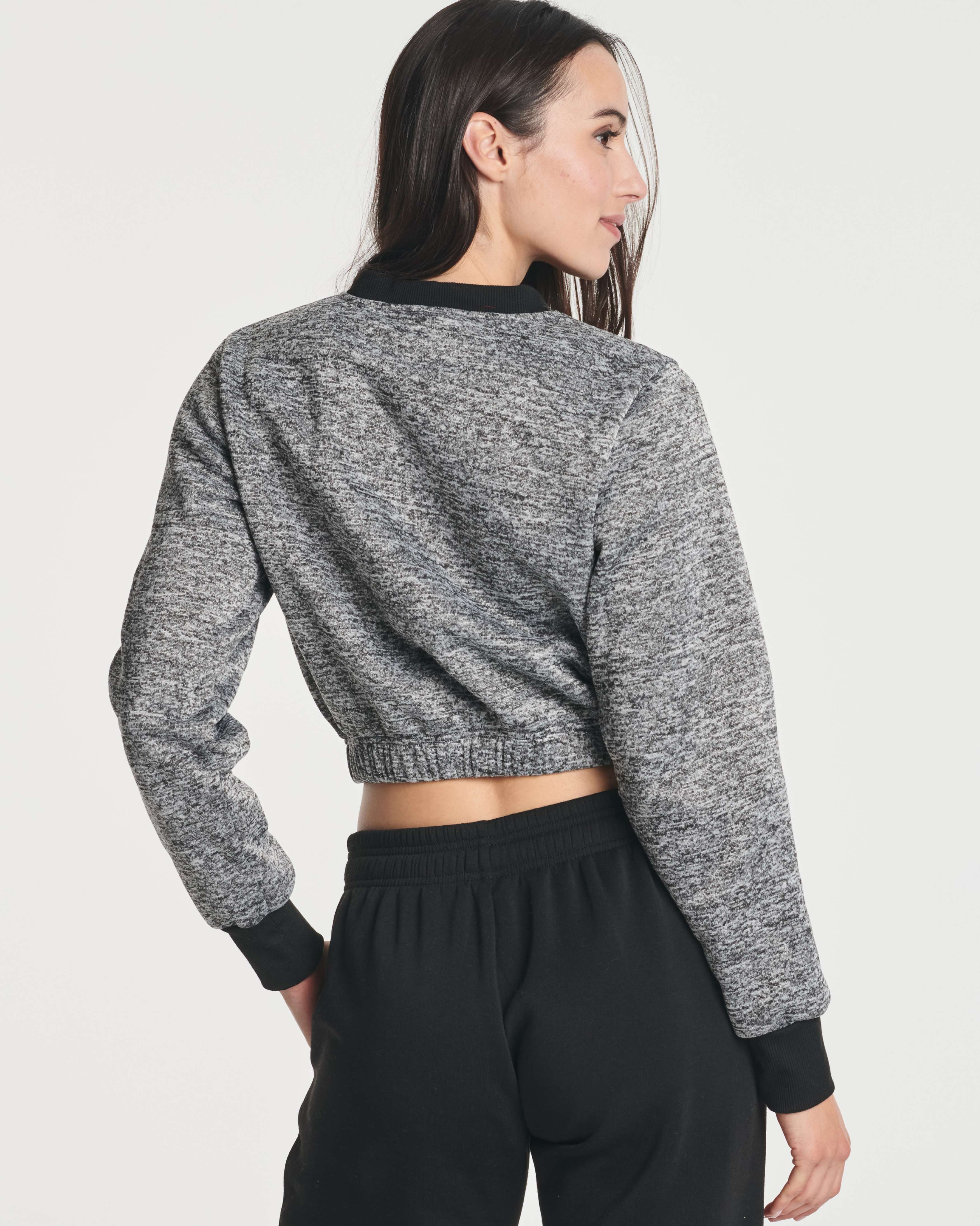 3 Pack: Women's Fleece Cropped Sweatshirt (Available in Plus Size)