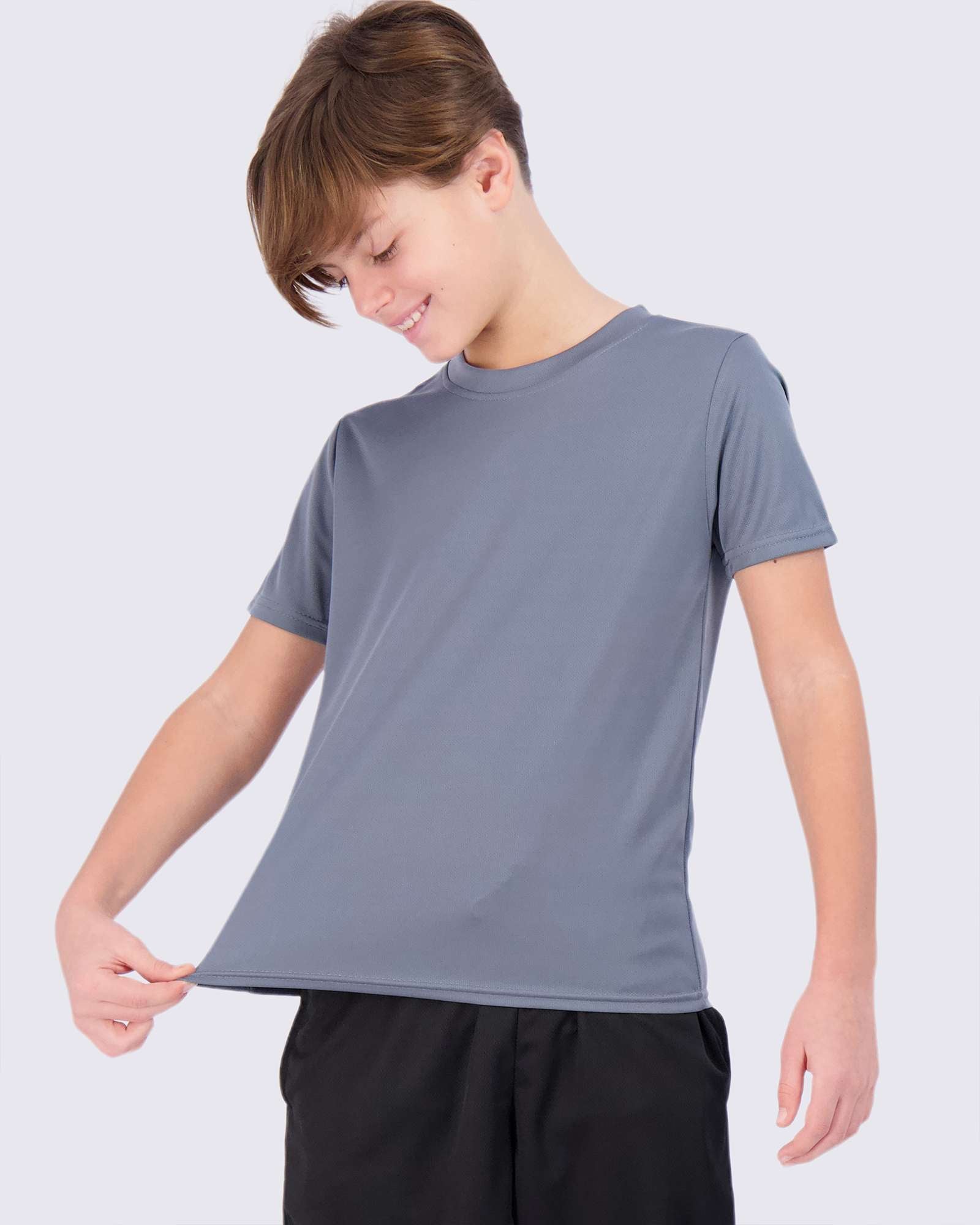 5 Pack: Boys Mesh Active Short-Sleeve T-Shirt