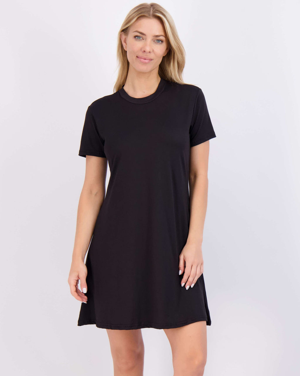 3 Pack: Women's Soft Lounge Swing Casual T-Shirt Dress (Available in Plus Size)