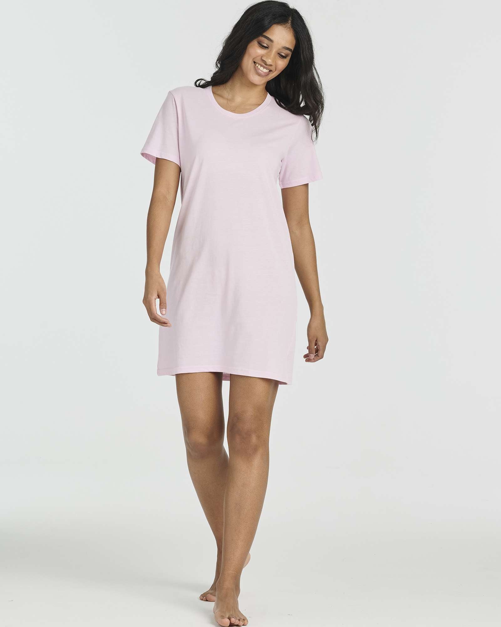 3 Pack: Women's Cotton Short Sleeve Nightgowns
