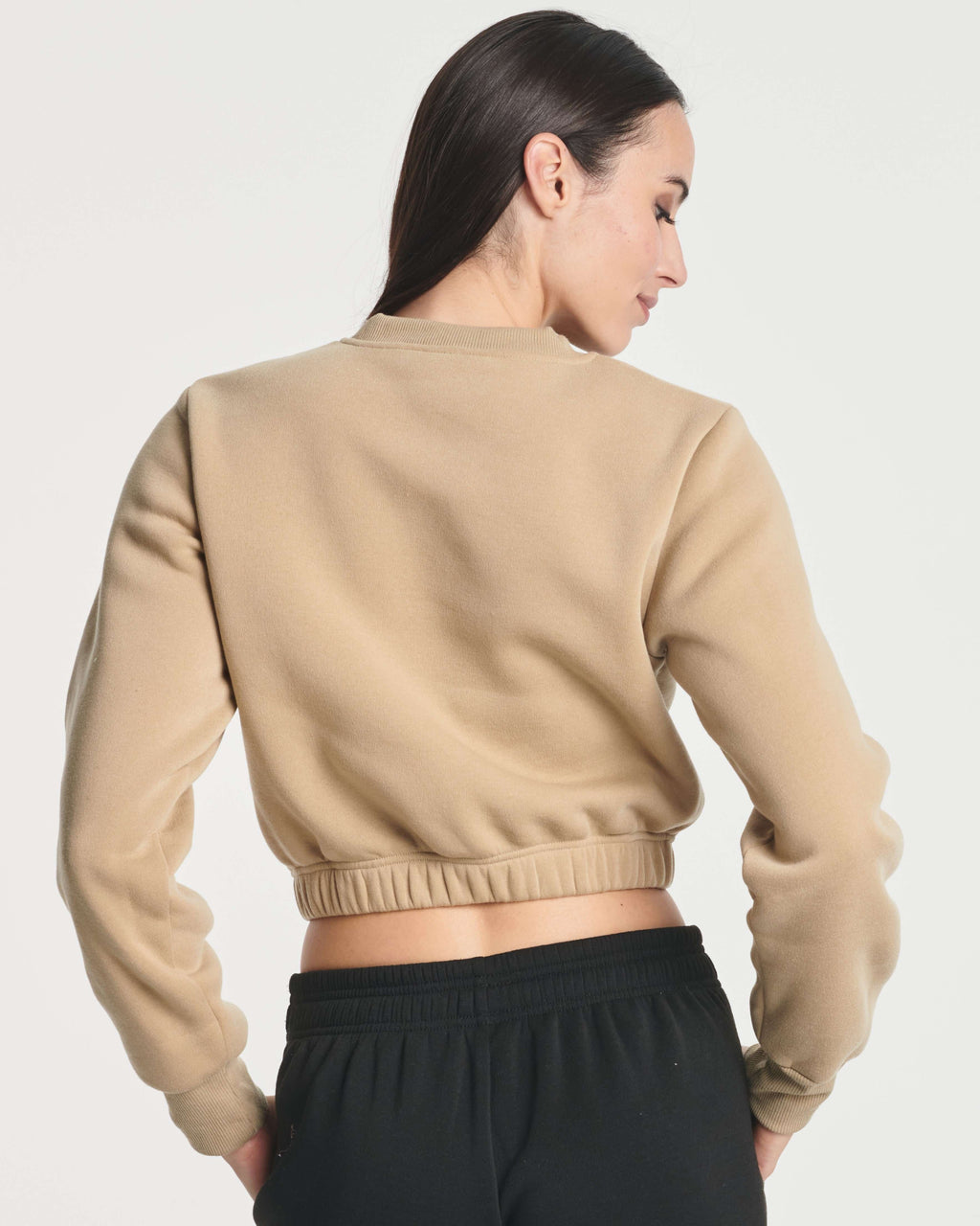 3 Pack: Women's Fleece Cropped Sweatshirt (Available in Plus Size)
