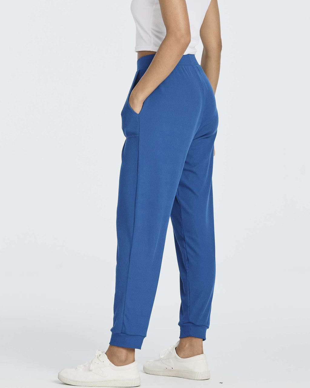 3 Pack: Women's Ribbed Lounge Jogger Sweatpants