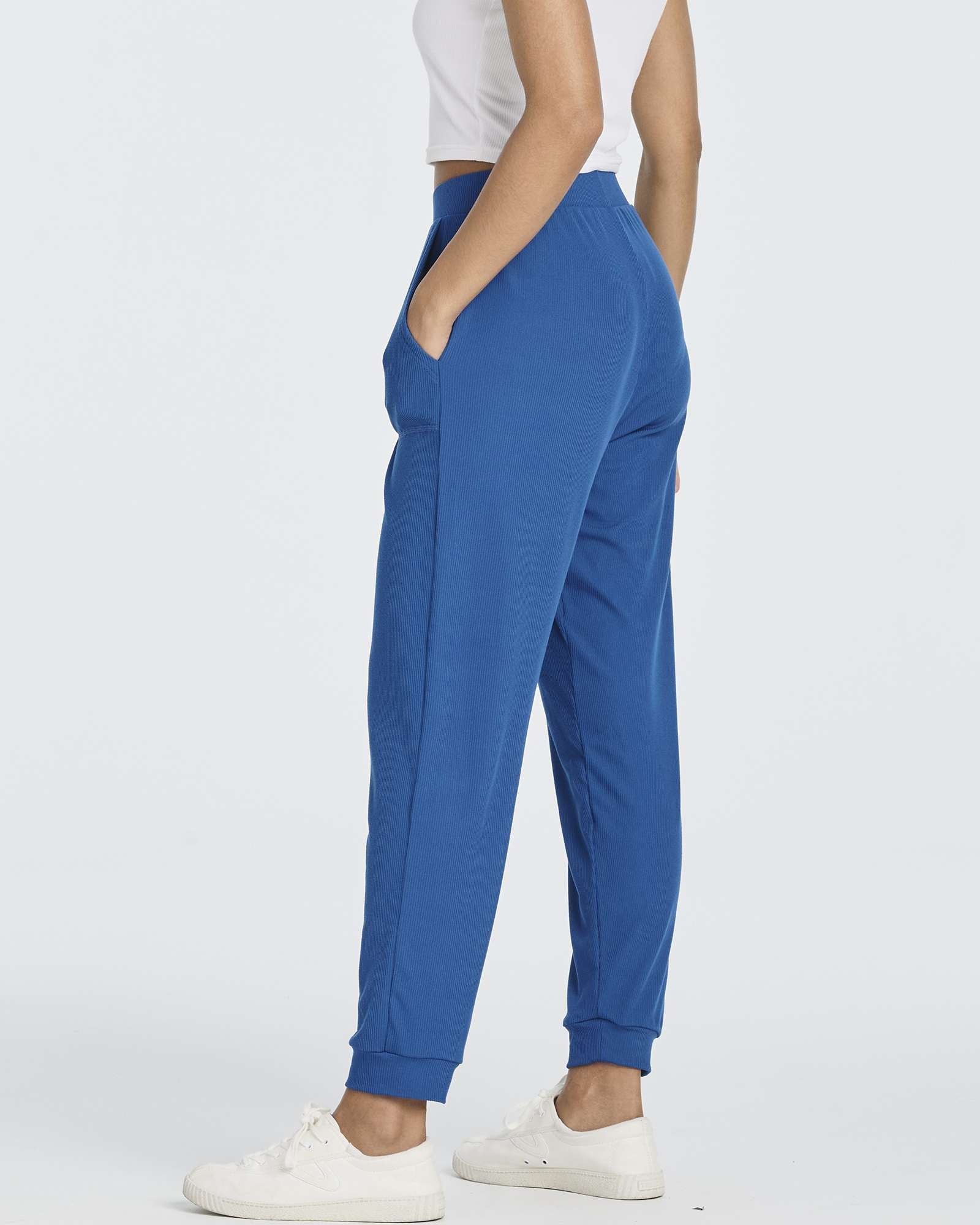 3 Pack: Women's Ribbed Lounge Jogger Sweatpants