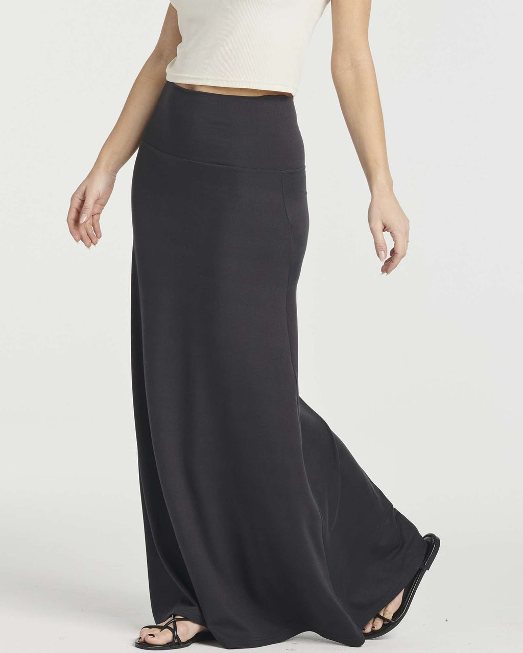 3 Pack: Women's Ultra-Soft Flowy Maxi Skirt
