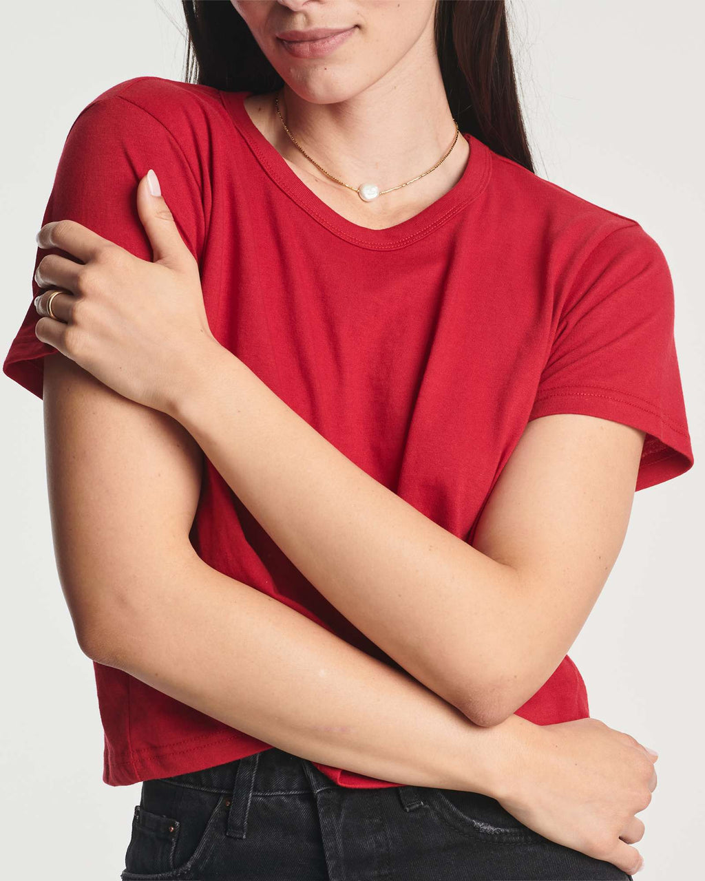 4 Pack: Women's Short Sleeve Crop Top