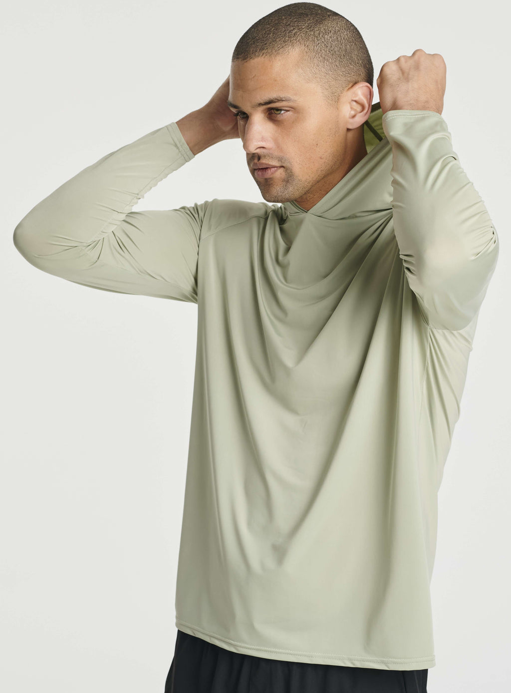 3 Pack: Men's Rash Guard Hoodie (Available In Big & Tall)