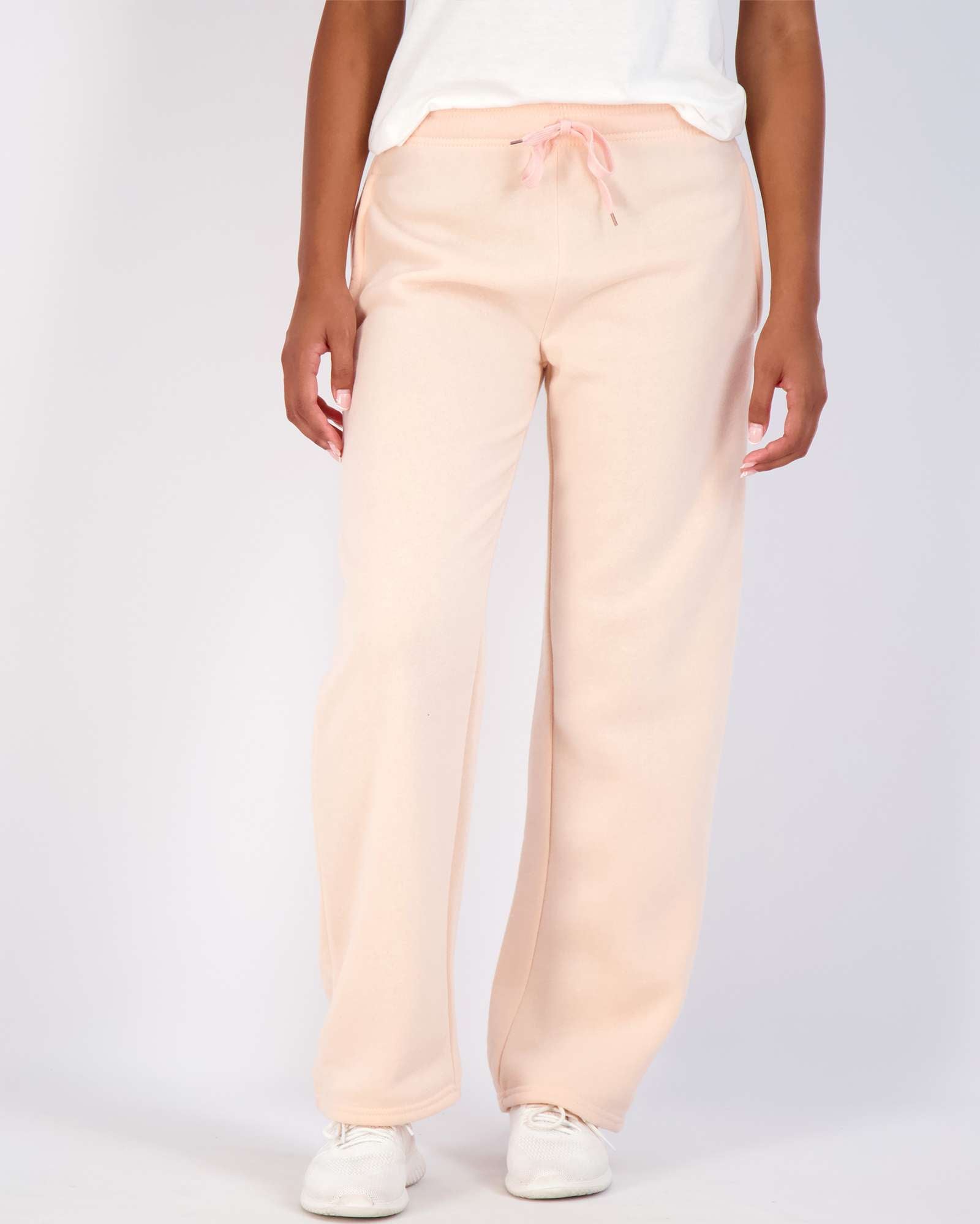 3 Pack: Womens Fleece Open Bottom Sweatpants