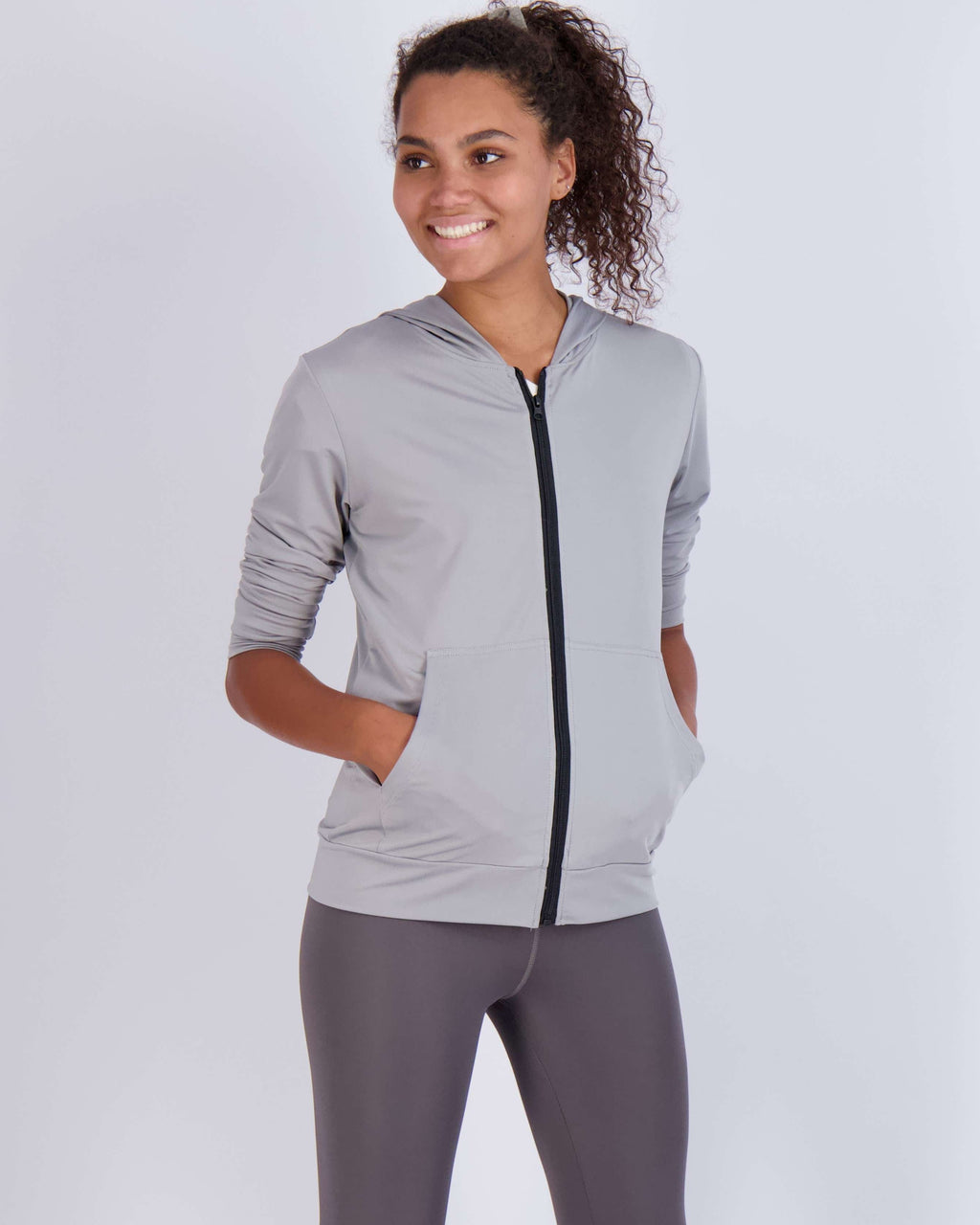3 Pack: Womens Dry-Fit Active Full Zip-Up Hoodie Jacket