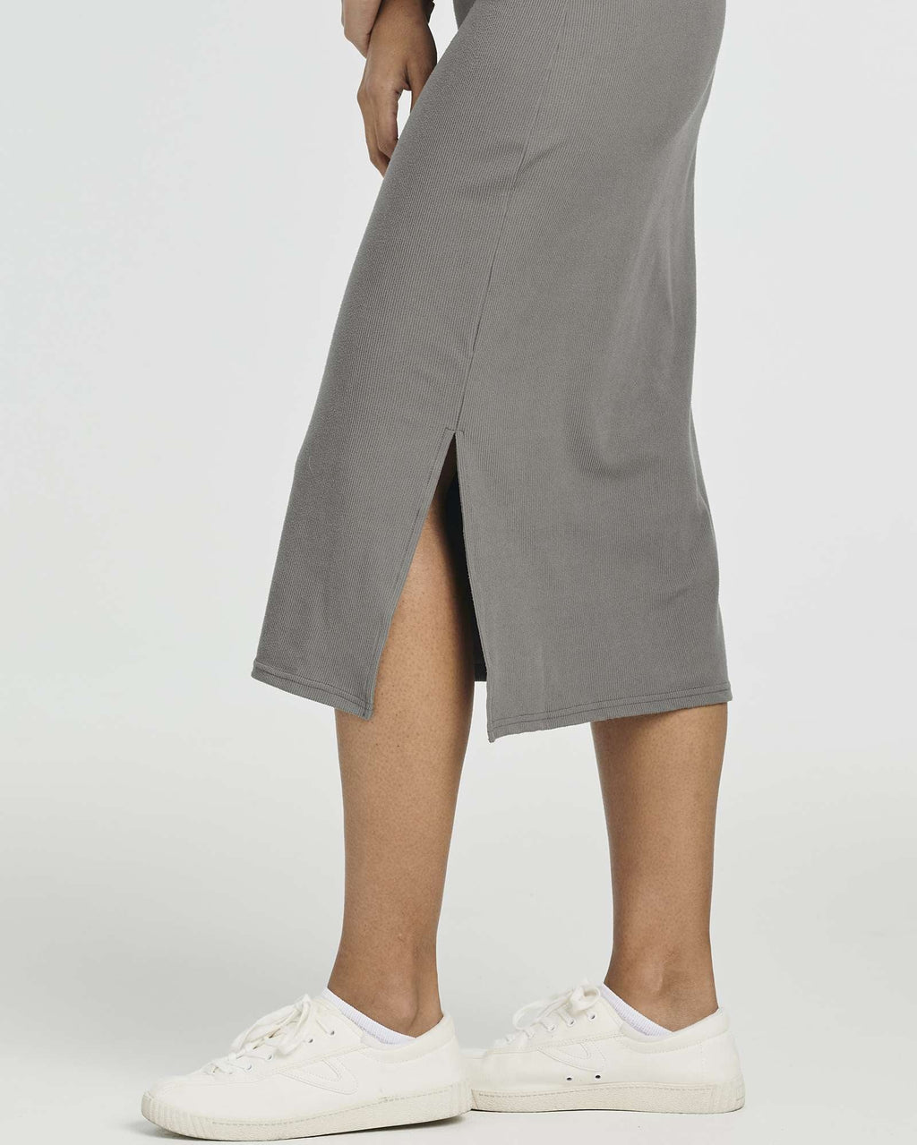 3 Pack: Women's Ribbed Knit Sleeveless Crew Neck Dress