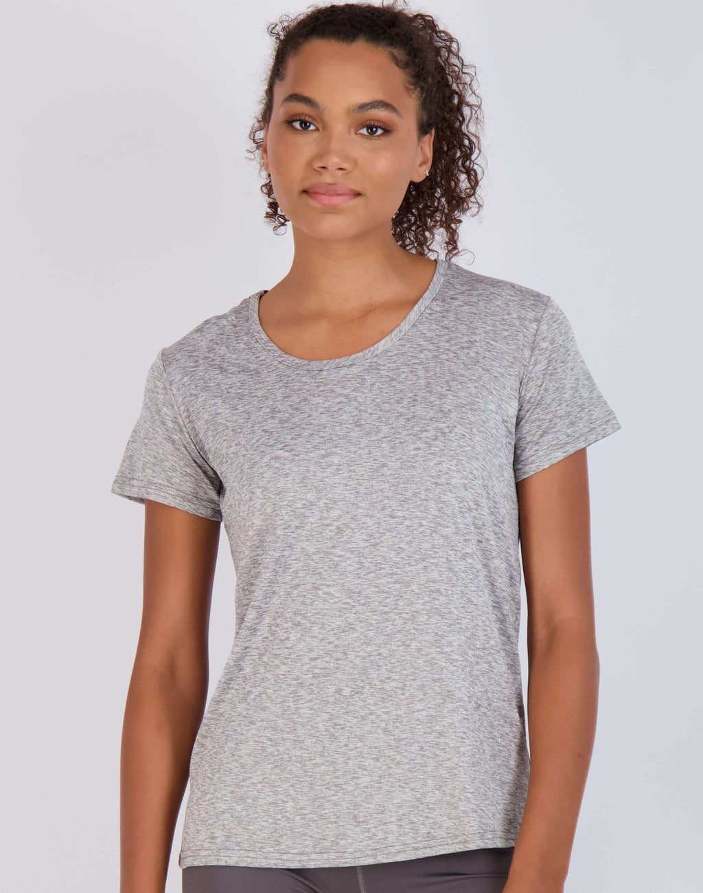 5 Pack: Womens Dry Fit Short-Sleeve Crew Neck Active T-Shirt