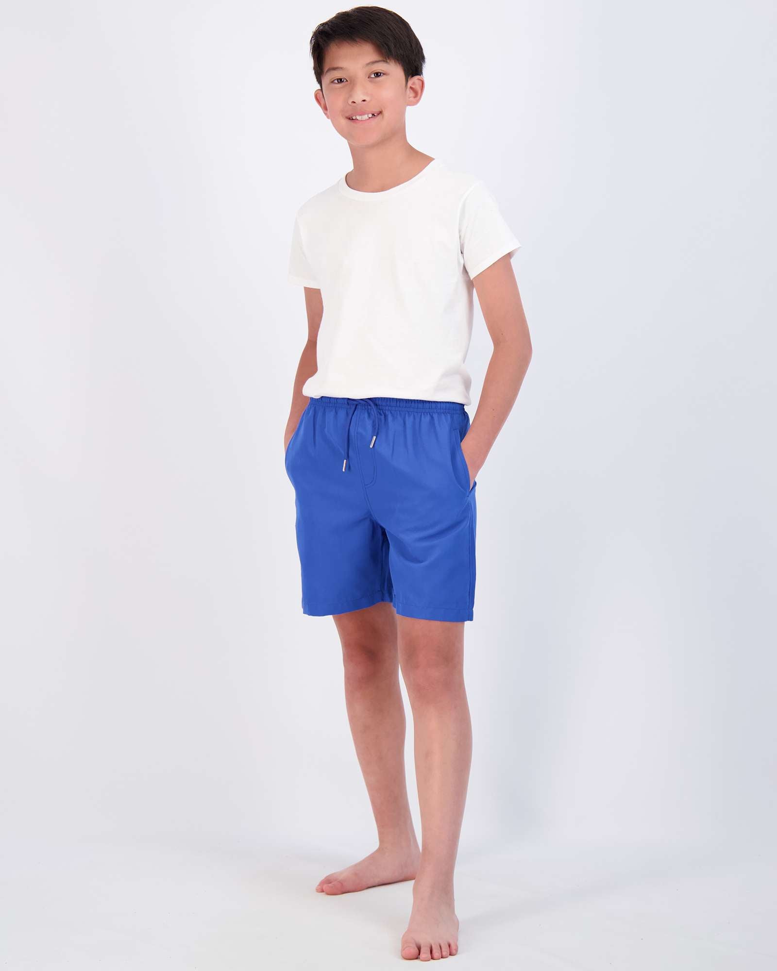 3 Pack: Boys' Swim Board Shorts with Drawstring