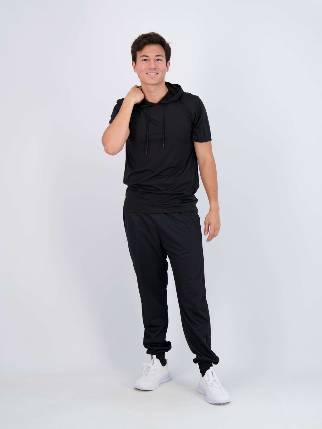 3 Pack: Mens Dry Fit Short Sleeve Active Hoodie Pullover (Available In Big & Tall)