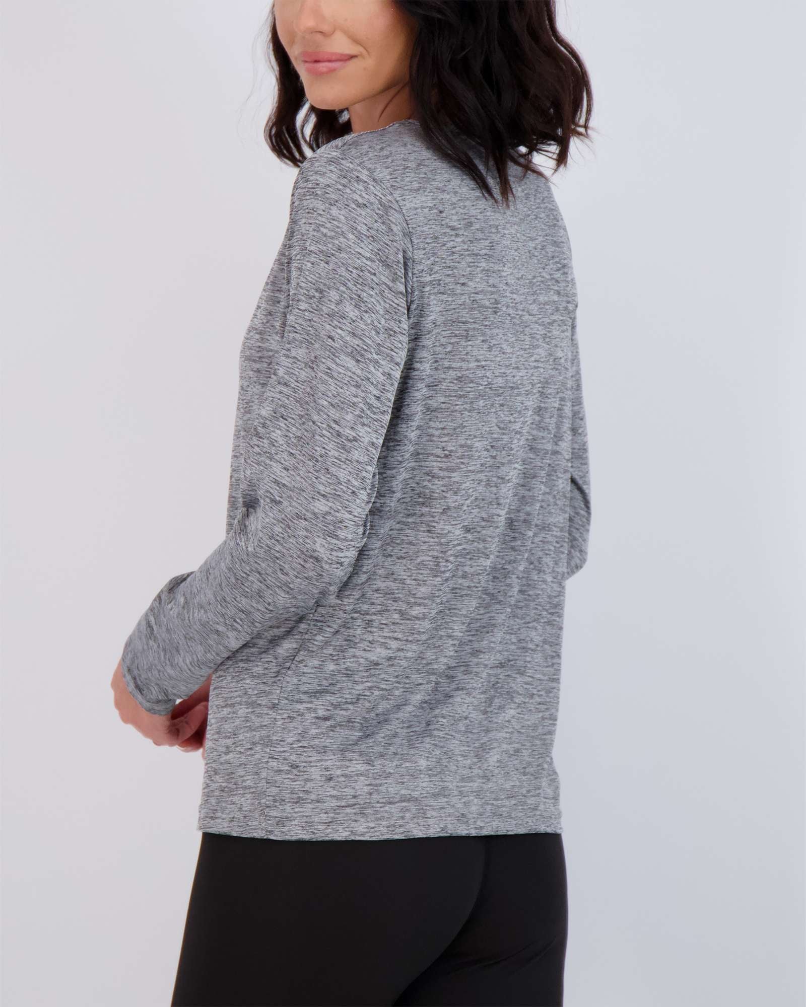 4 Pack: Womens Dry-Fit Active Long-Sleeve T-Shirt