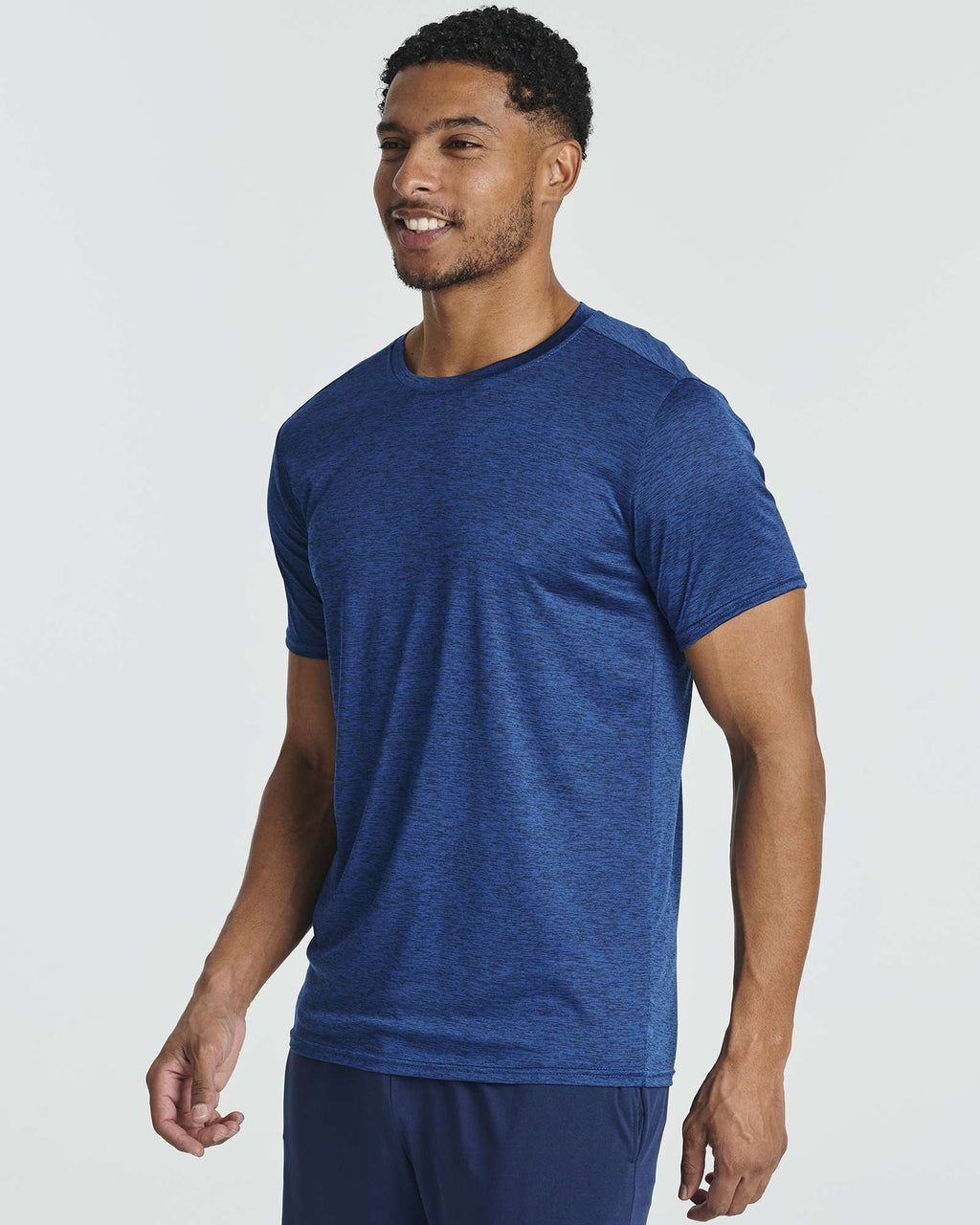 5 Pack: Mens Dry-Fit Active Crew Neck T-Shirt