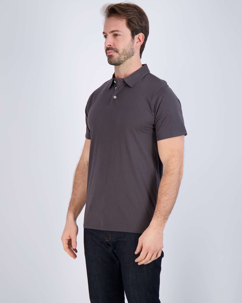 3 Pack: Men's Jersey Cotton Short Sleeve Polo Shirt