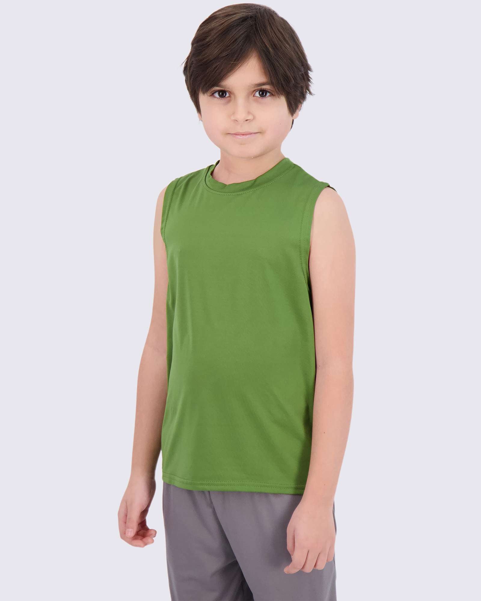 5 Pack: Boys Dry-Fit Active Tank Top