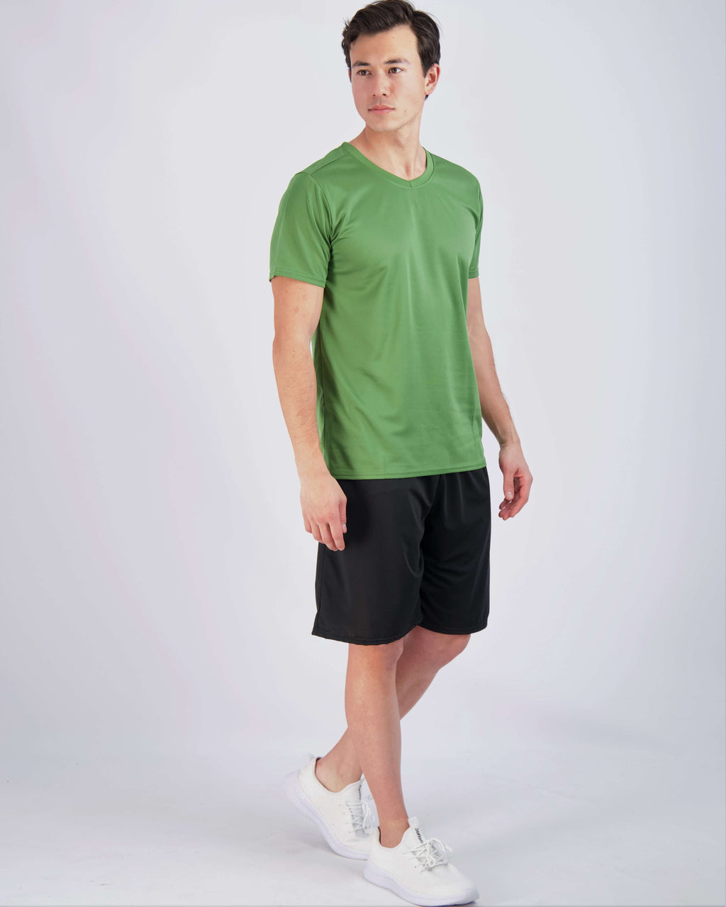 5 Pack: Mens V-Neck Mesh Active Short Sleeve T-Shirt (Available in Big & Tall)