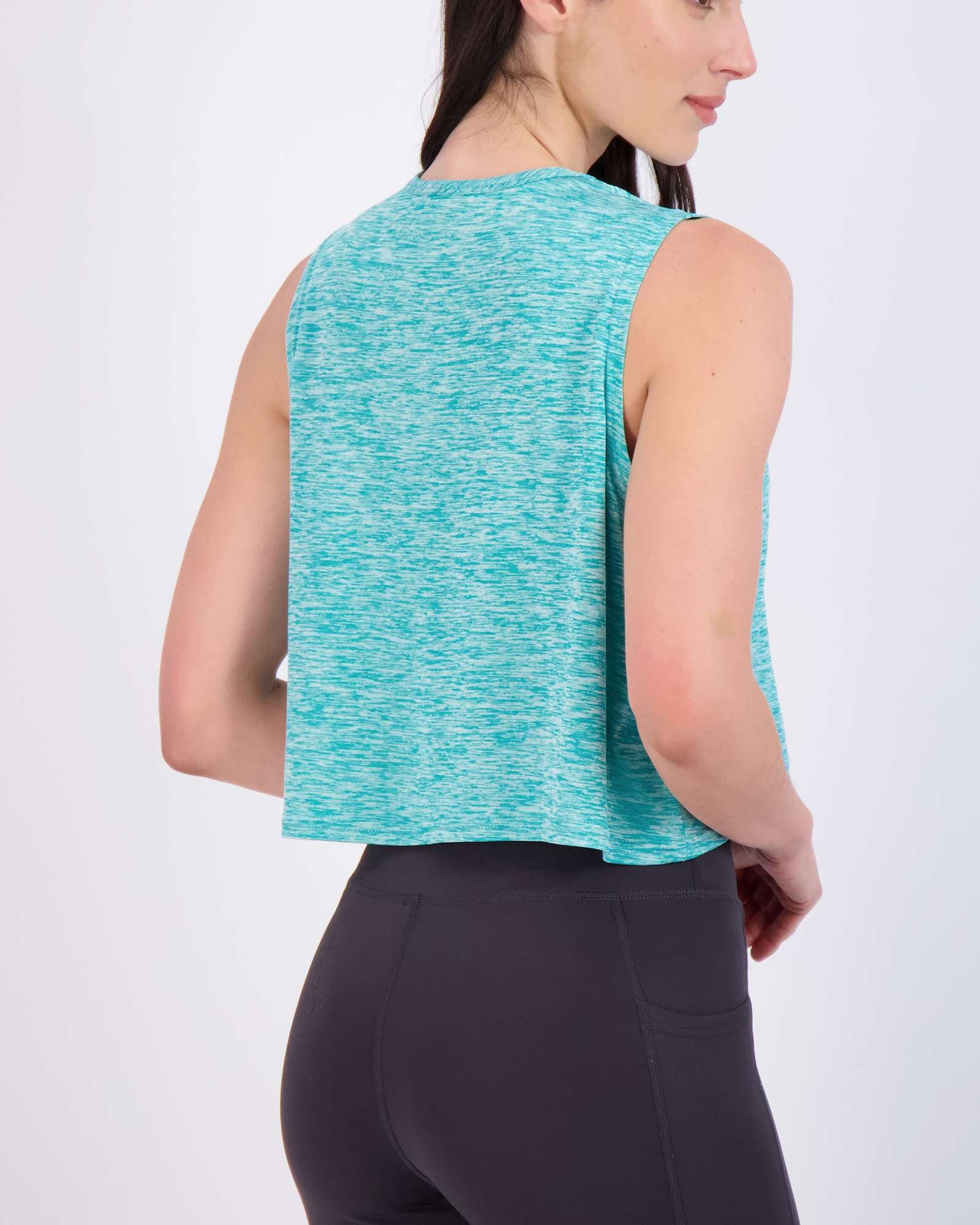 5 Pack: Women's Dry Fit Crop Tank Top