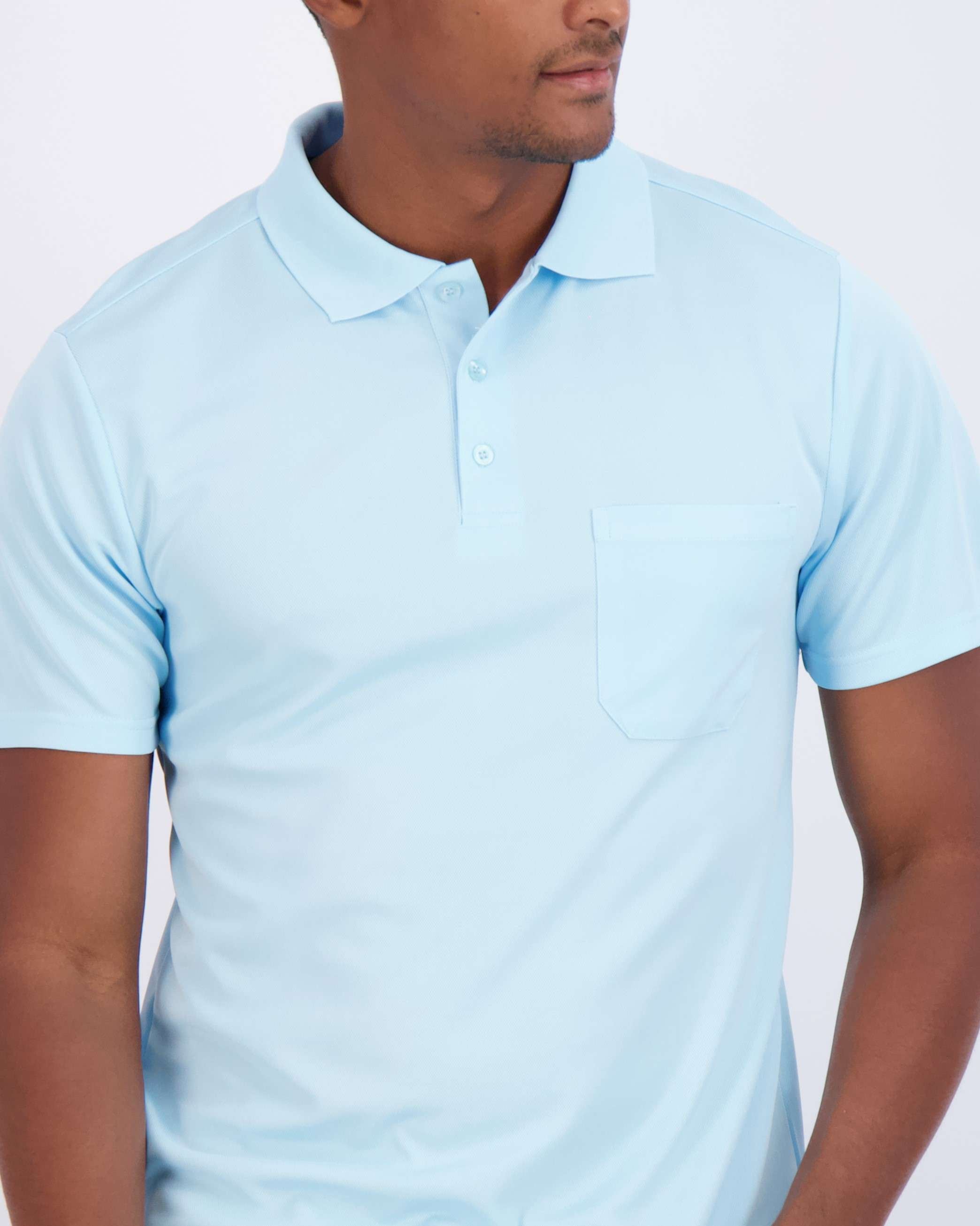 3 Pack: Men's Short Sleeve Dry-Fit Polo Shirt (Available in Big & Tall)