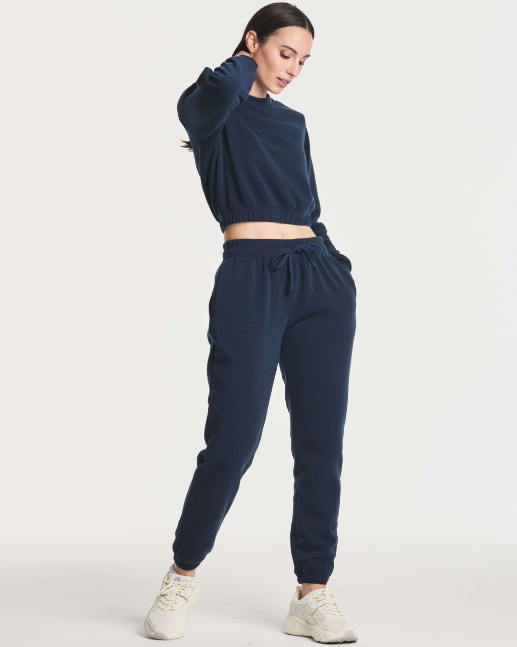 3 Pack: Women's Fleece Jogger Sweatpants with Elastic Cuff (Available in Plus Size)