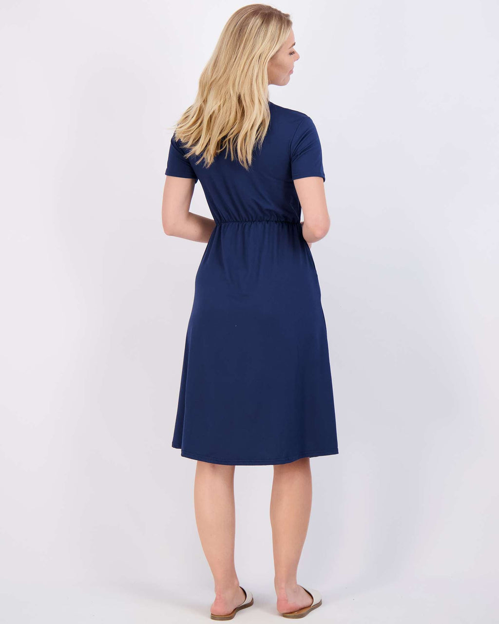 3 Pack: Women's Midi Short Sleeve Soft T-Shirt Dress (Available in Plus Size)