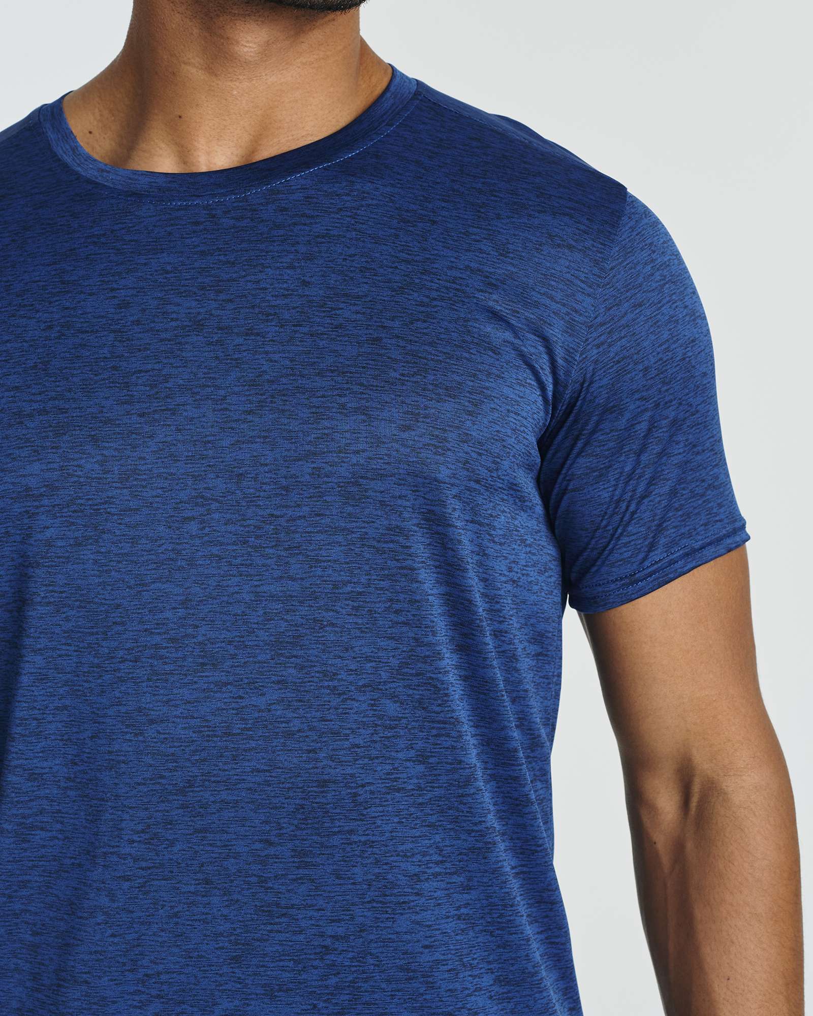 5 Pack: Mens Dry-Fit Active Crew Neck T-Shirt