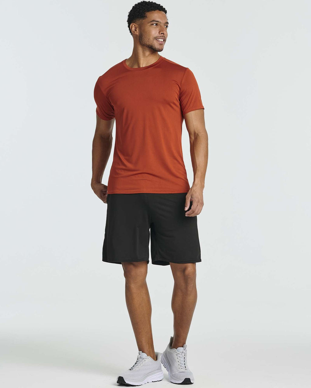 5 Pack: Mens Dry-Fit Active Crew Neck T-Shirt